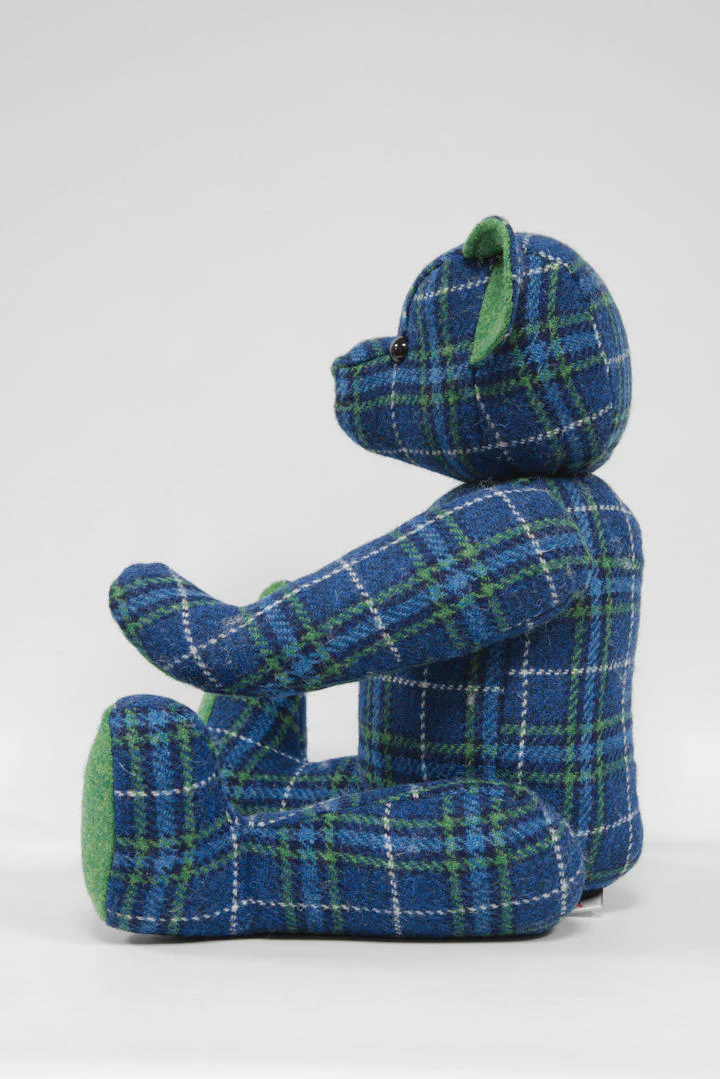 Harris Tweed 20" Fully Jointed Bear - A0169 (Green) - Image 3