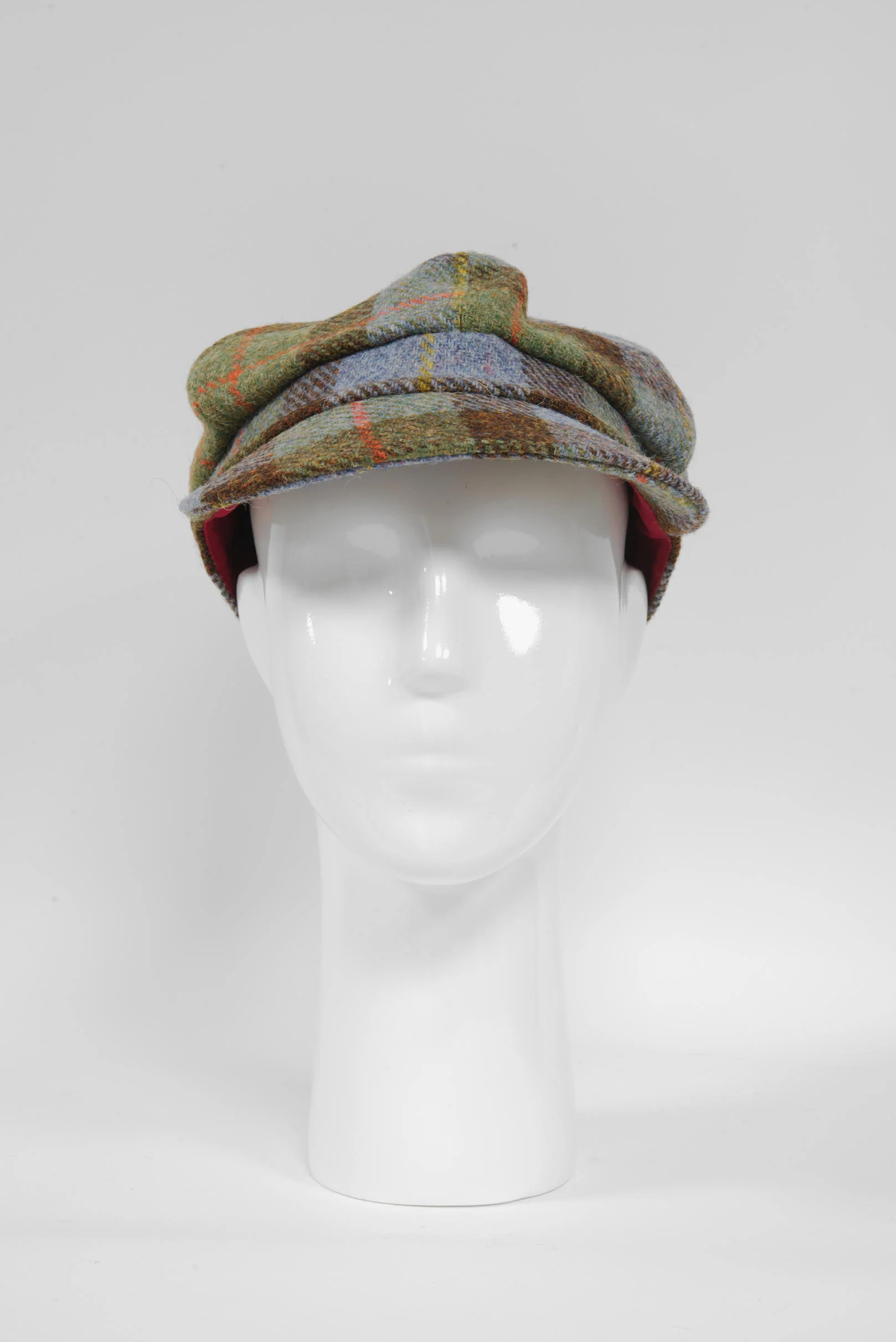 Harris Tweed Baker Boy Hat - A017 (GA) - Image 3