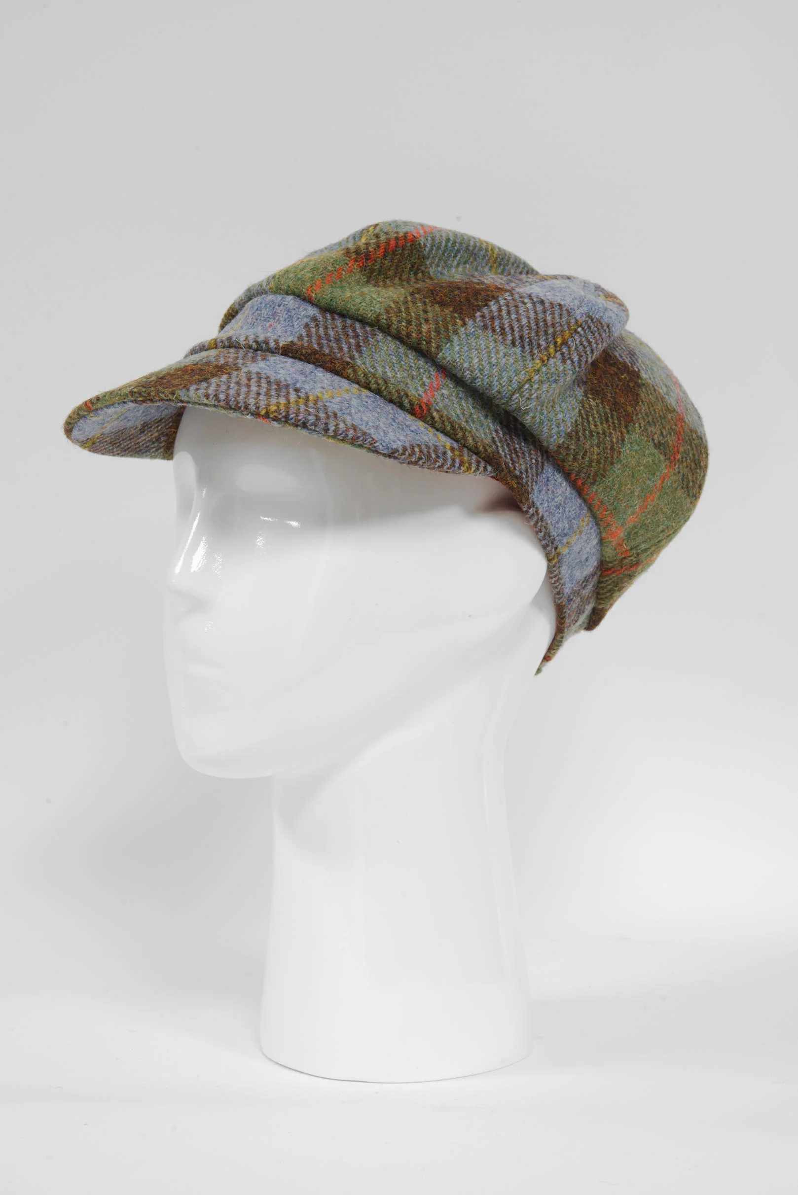 Harris Tweed Baker Boy Hat - A017 (GA) - Image 4
