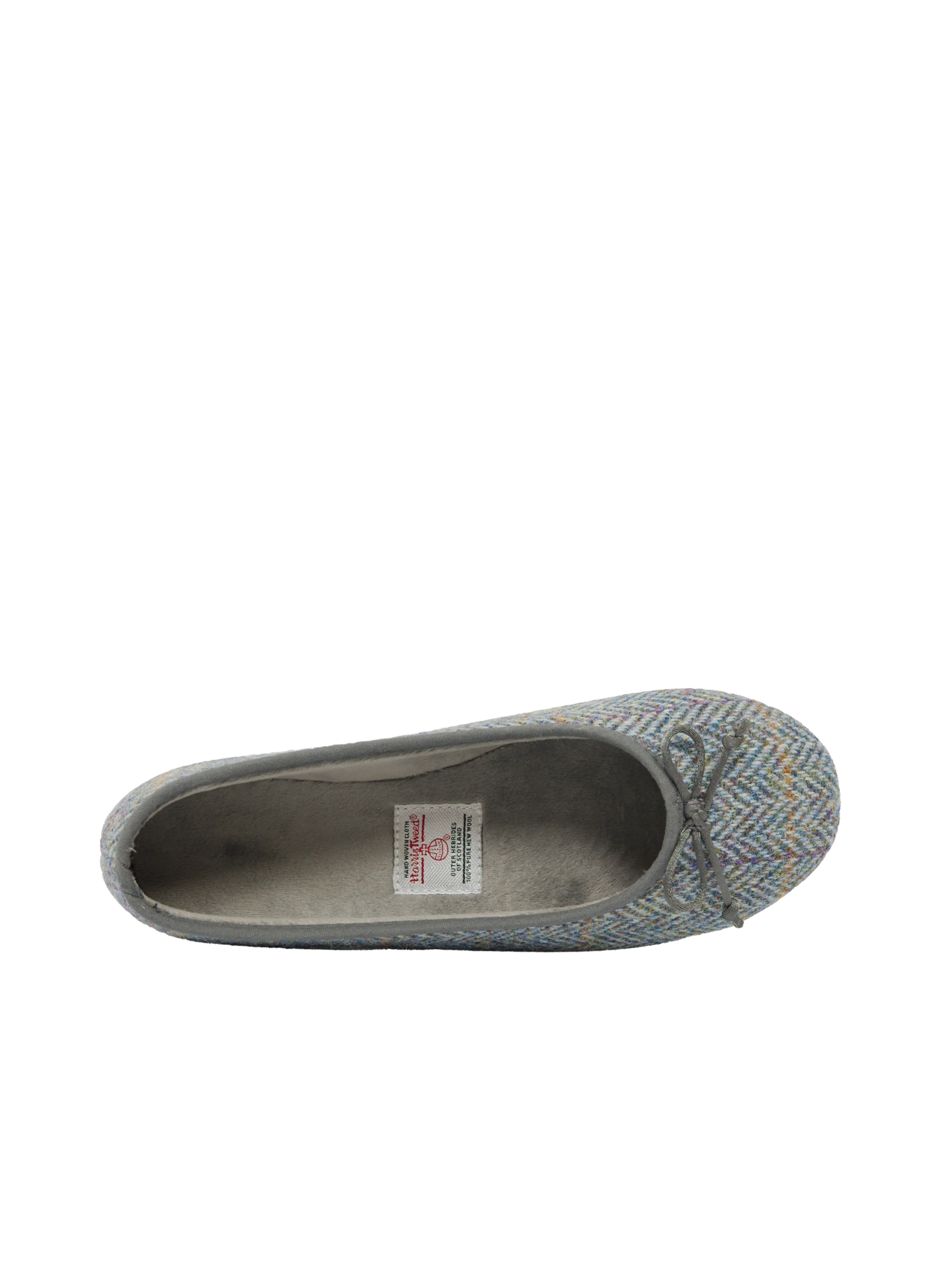 Harris Tweed Ballerina Pumps - HB132 Opal - Image 6
