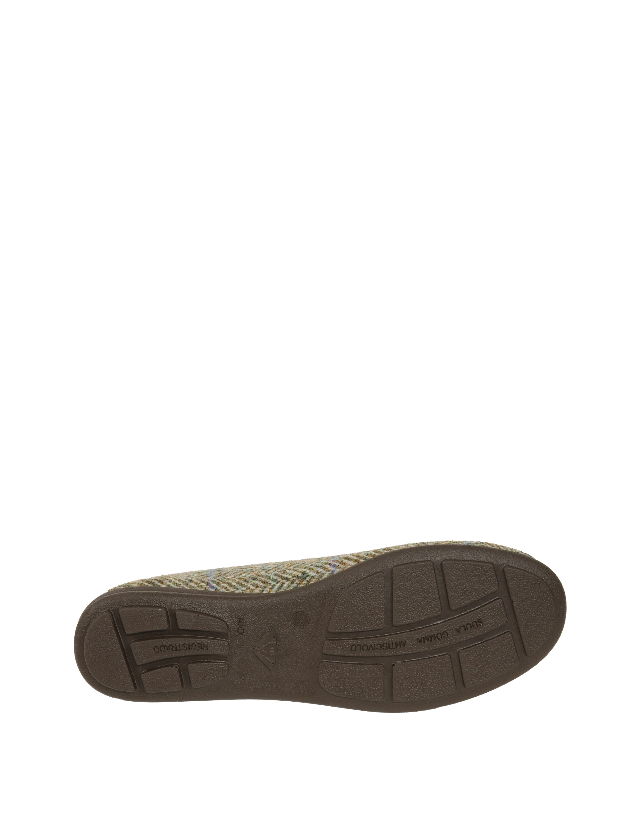 Harris Tweed Ballerina Pumps - Pastel - Image 3