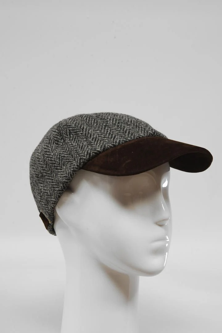 Harris Tweed Baseball Cap - HB64 (HW) - Image 3
