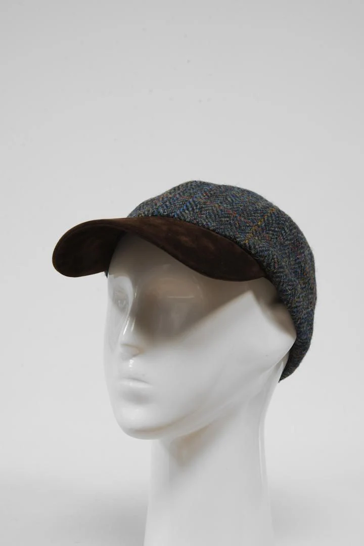 Harris Tweed Baseball Cap - HB80 (HW) - Image 3