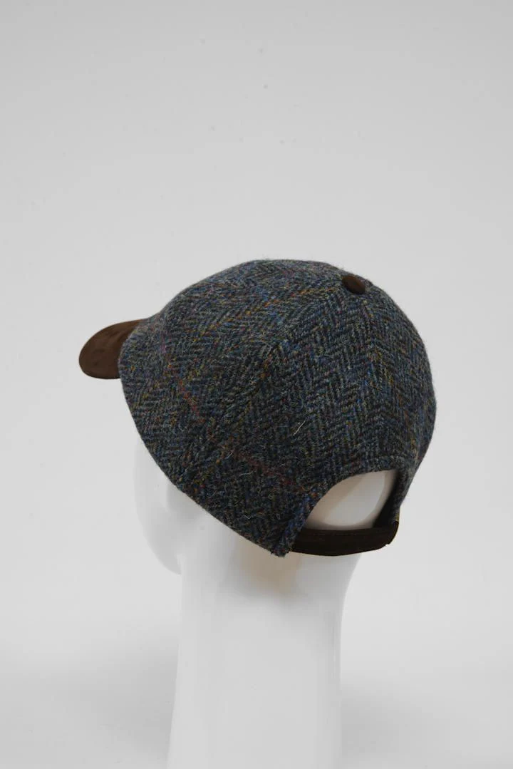 Harris Tweed Baseball Cap - HB80 (HW) - Image 5