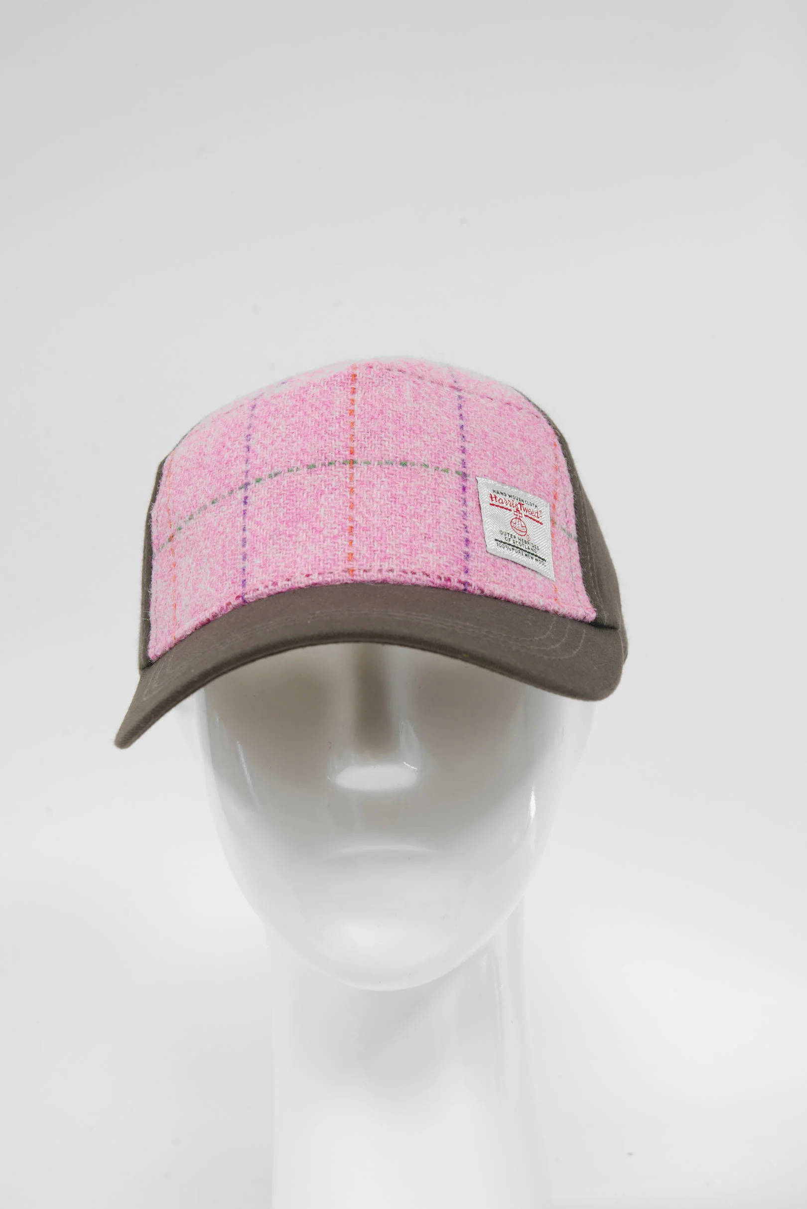 Harris Tweed Baseball Cap - Pink w/OC (GA) - Image 5