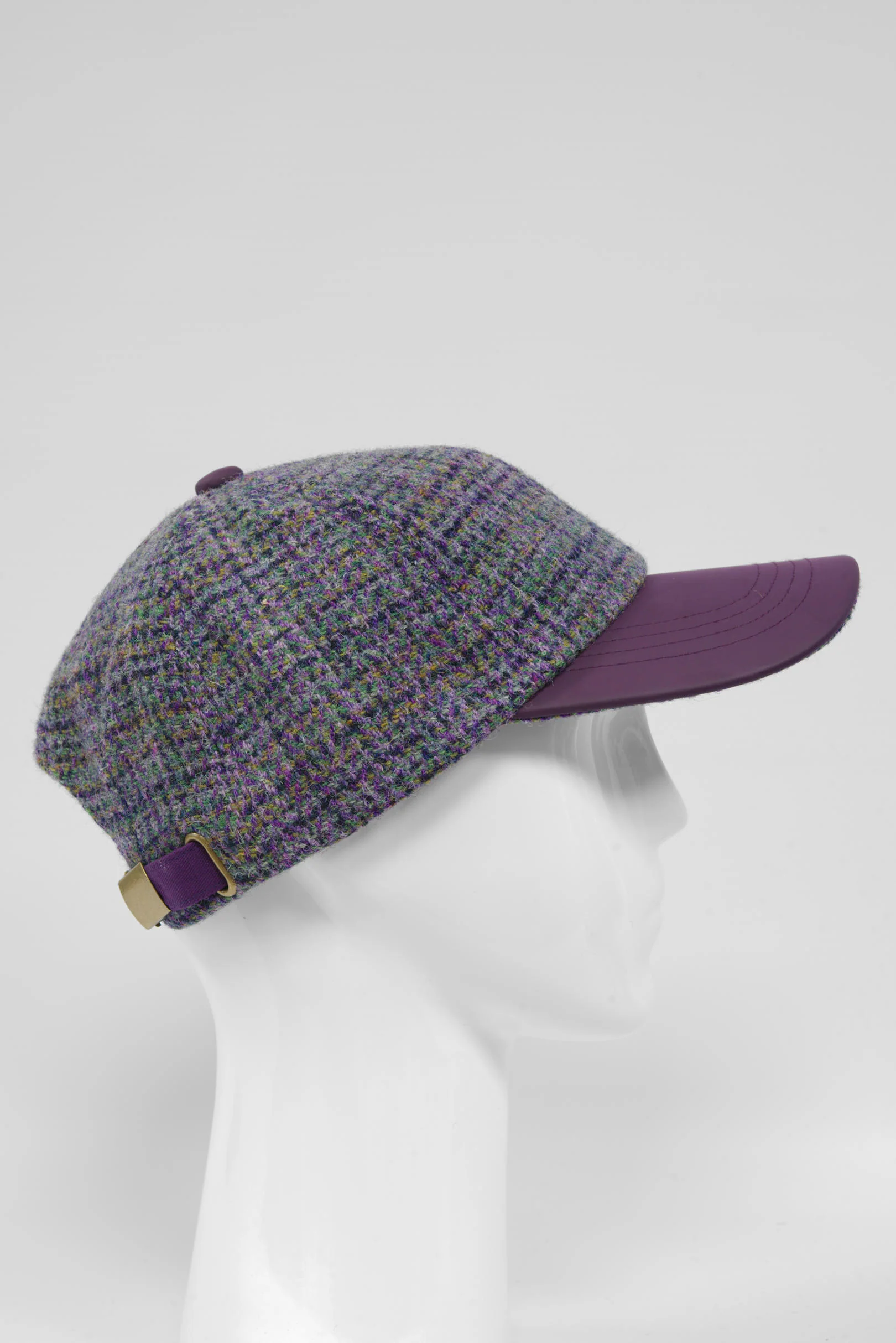 Harris Tweed Baseball Cap - Thistle (HH)