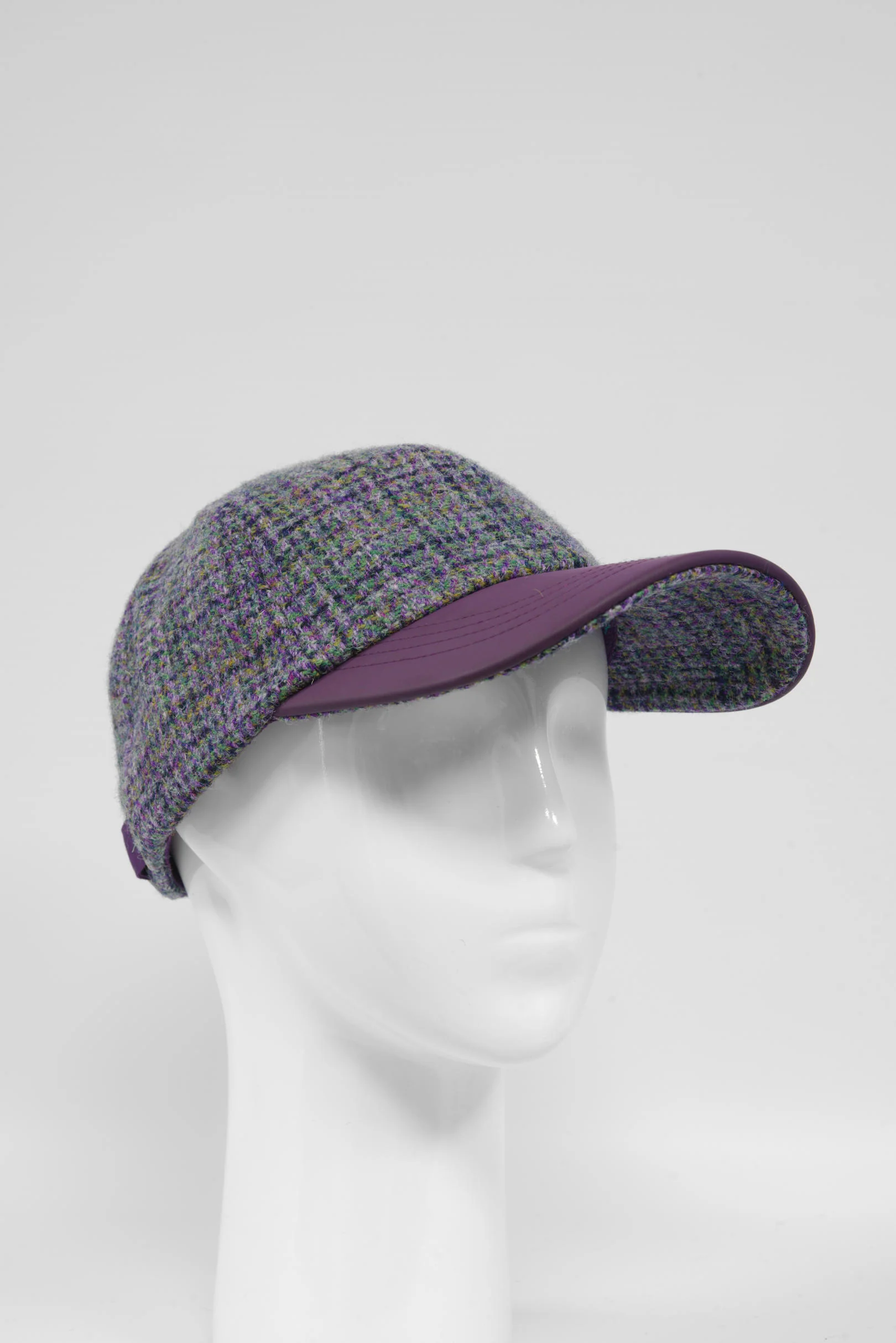 Harris Tweed Baseball Cap - Thistle (HH) - Image 2