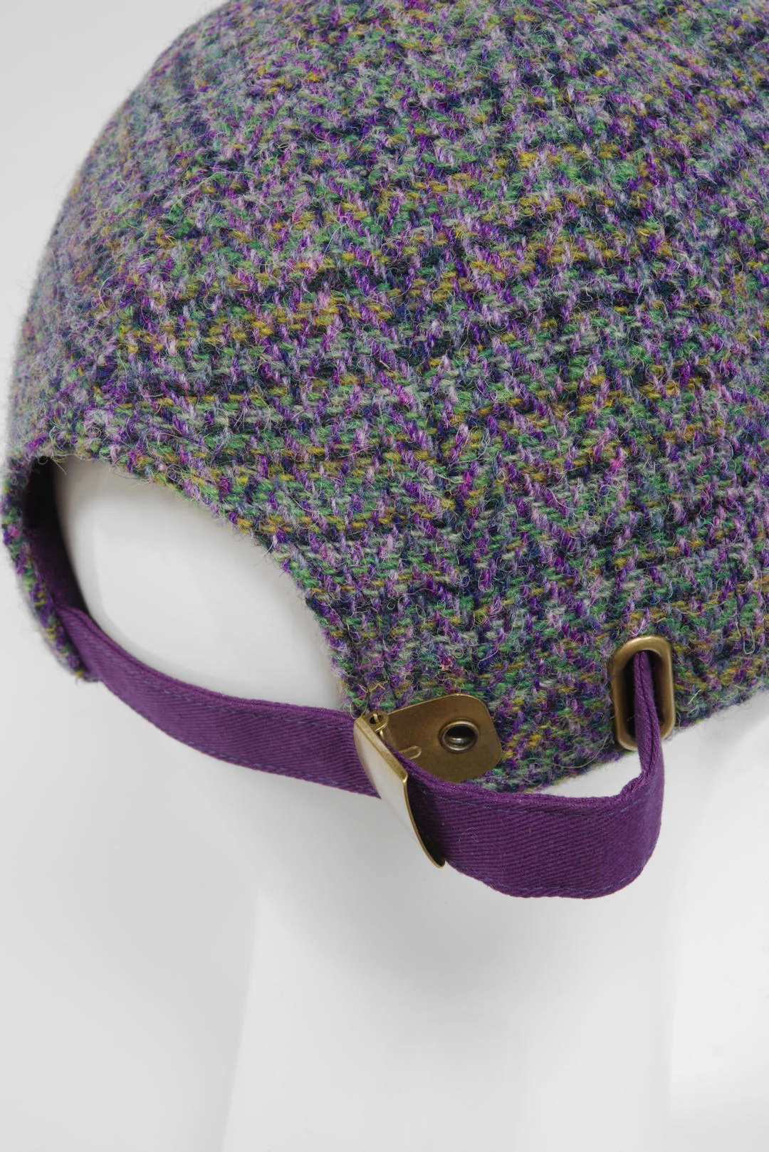 Harris Tweed Baseball Cap - Thistle (HH) - Image 7