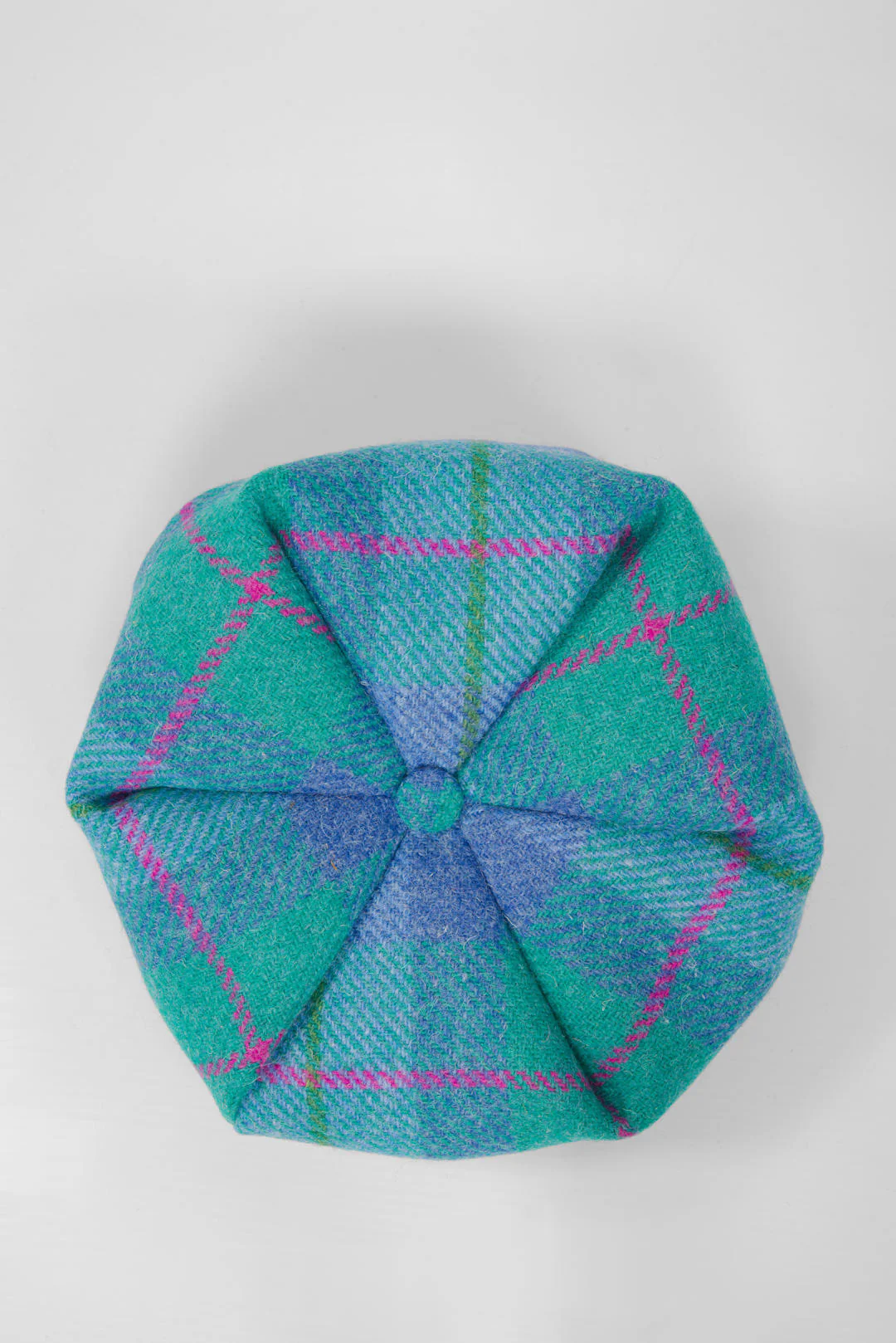 Harris Tweed Beret - A0122 (Green) - Image 3
