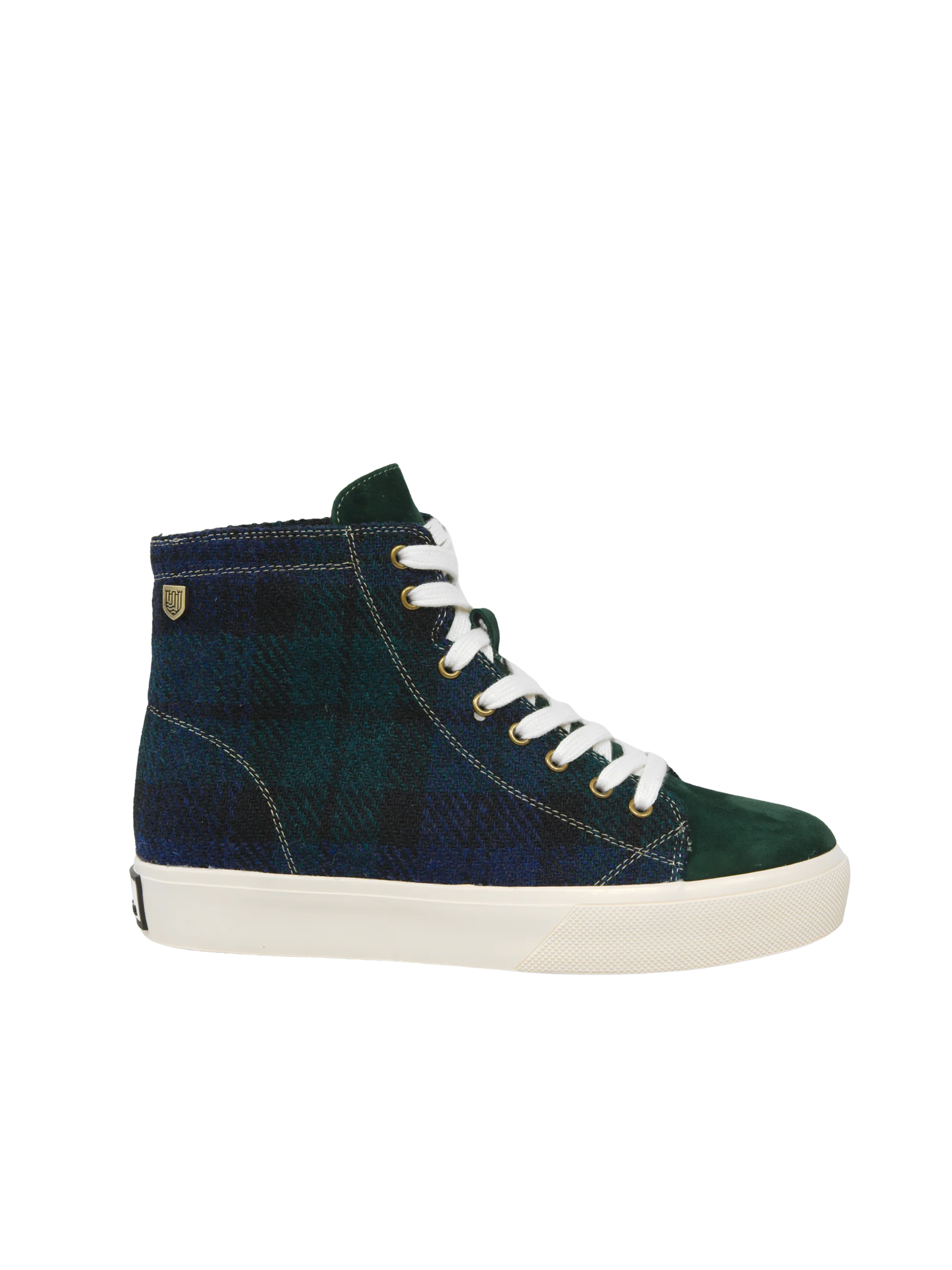 Harris Tweed Blair Trainers - Blackwatch Check - Image 6
