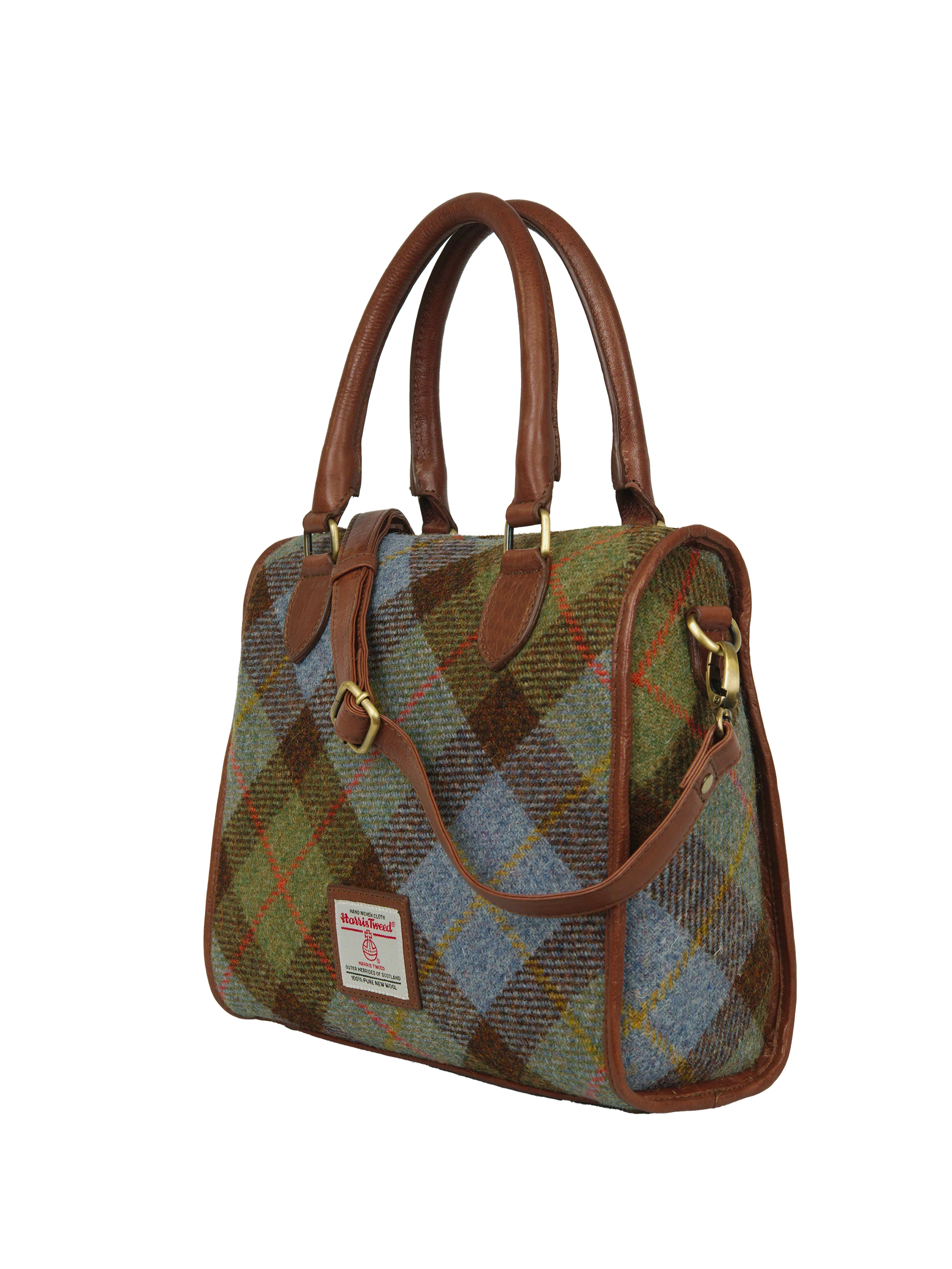 Harris Tweed Bosta Bowling Bag - A017 - Image 2