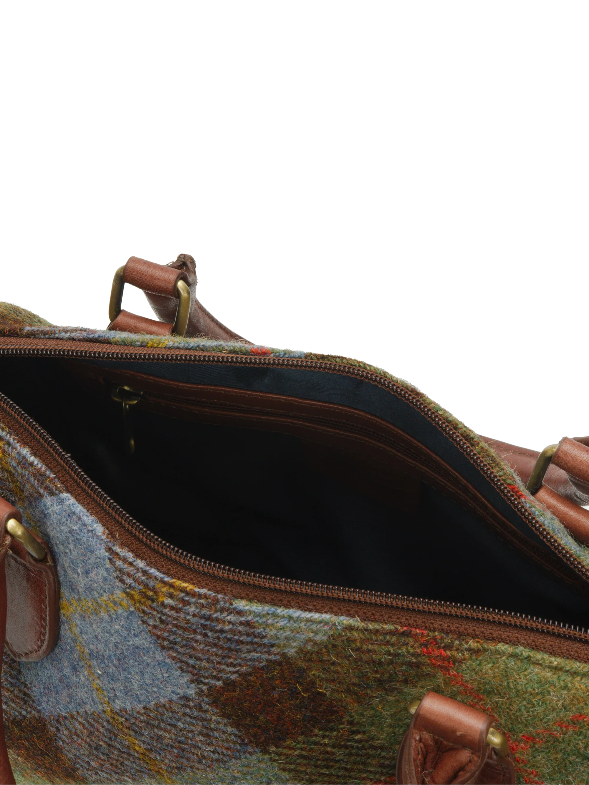 Harris Tweed Bosta Bowling Bag - A017 - Image 6