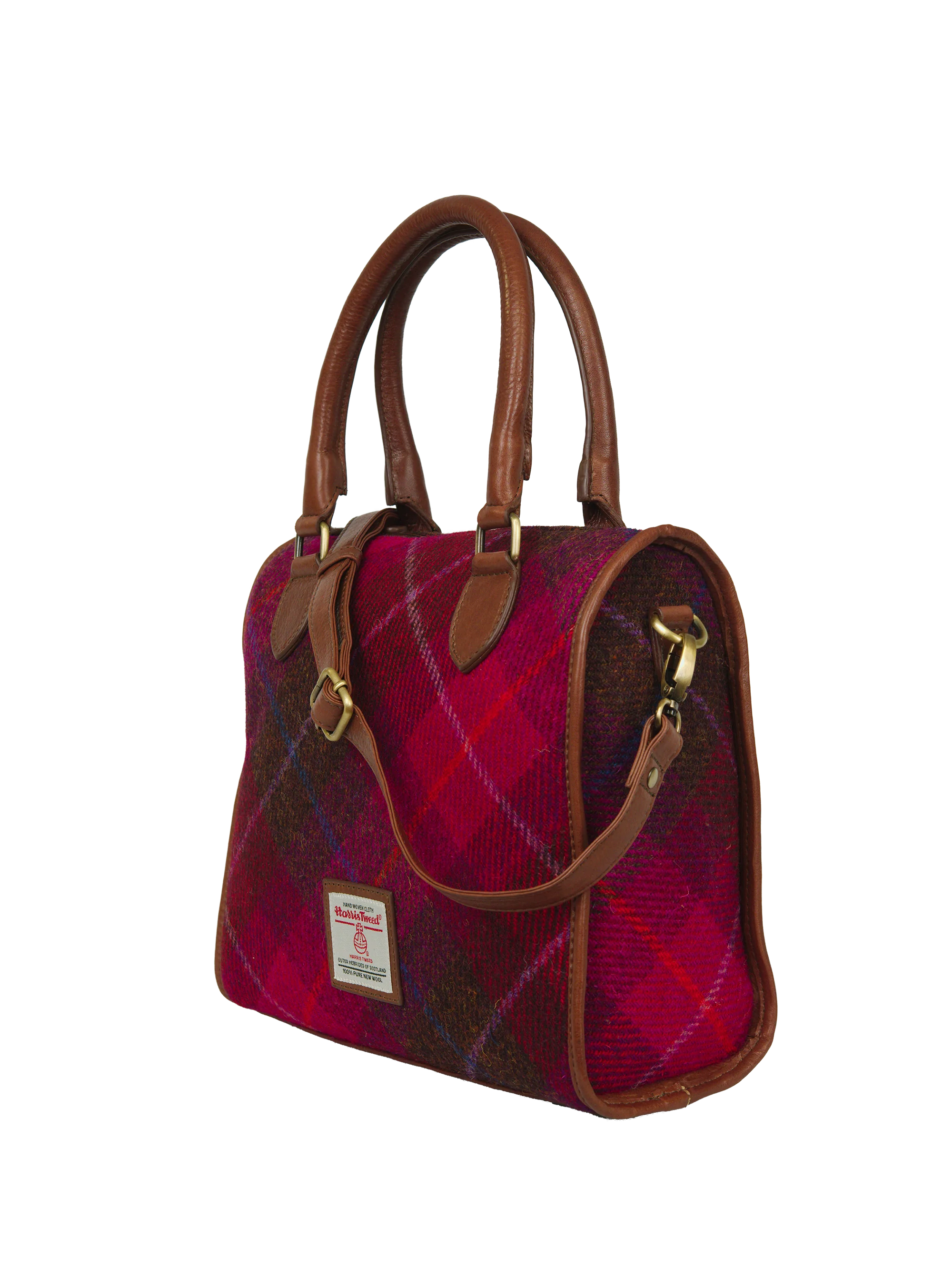 Harris Tweed Bosta Bowling Bag - A031 - Image 2