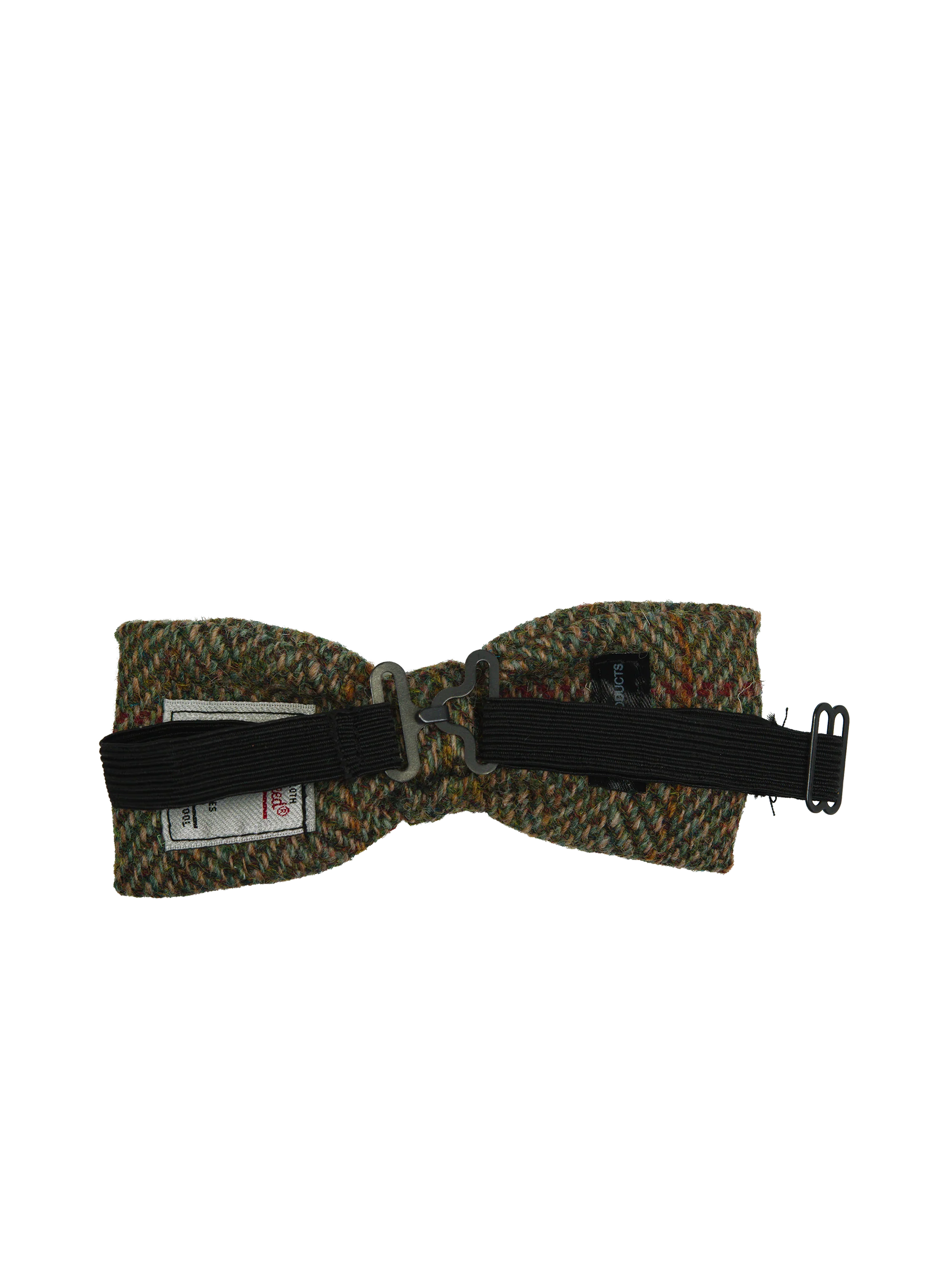 Harris Tweed Bow Tie - Green HB - Image 2
