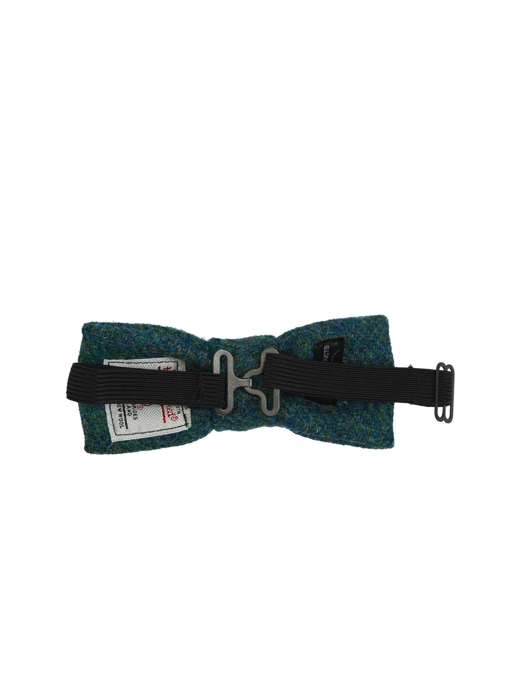 Harris Tweed Bow Tie - Green Mix - Image 2