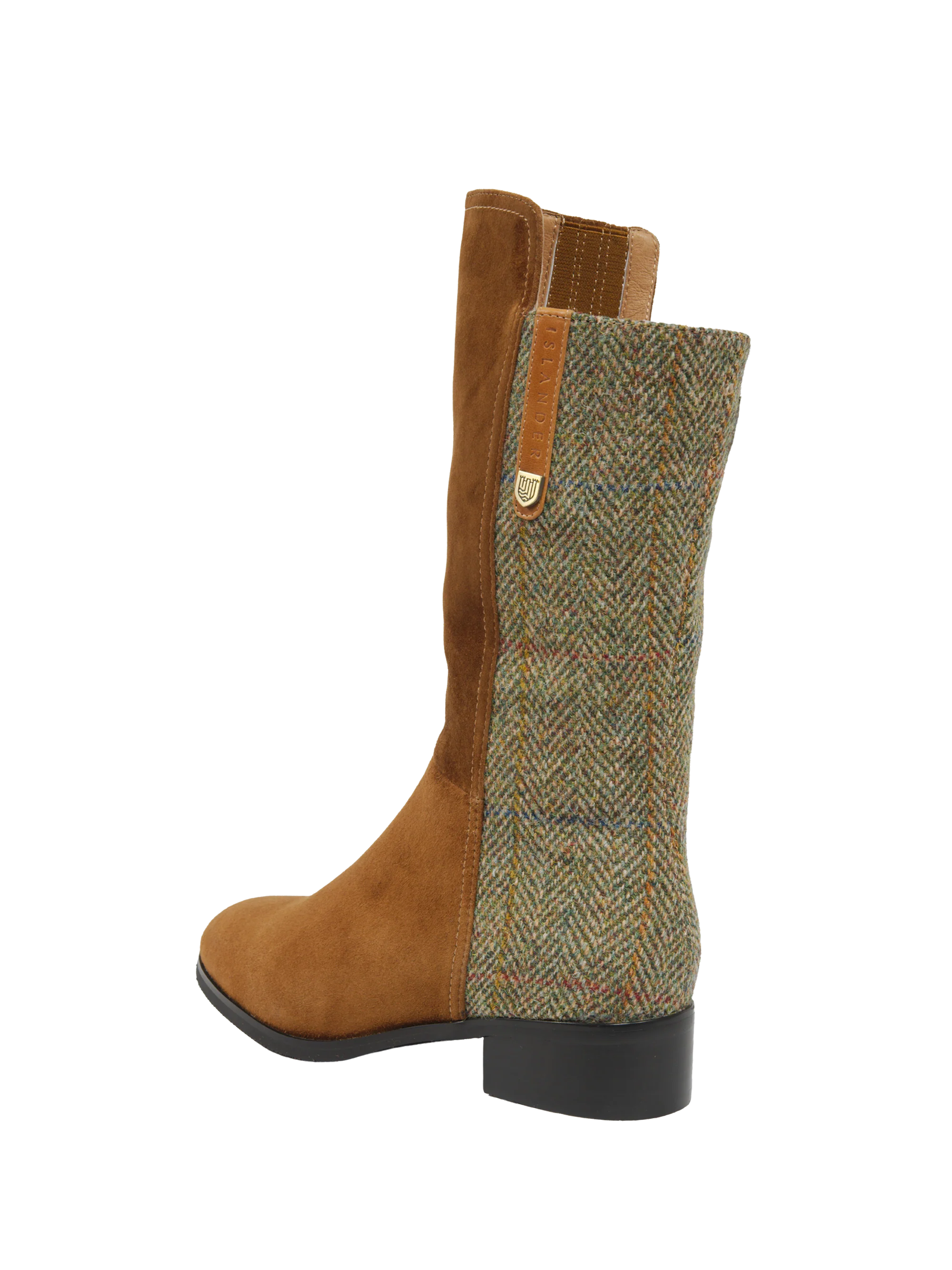Harris Tweed Brodie Calf Length Boots - HB55 - Image 3