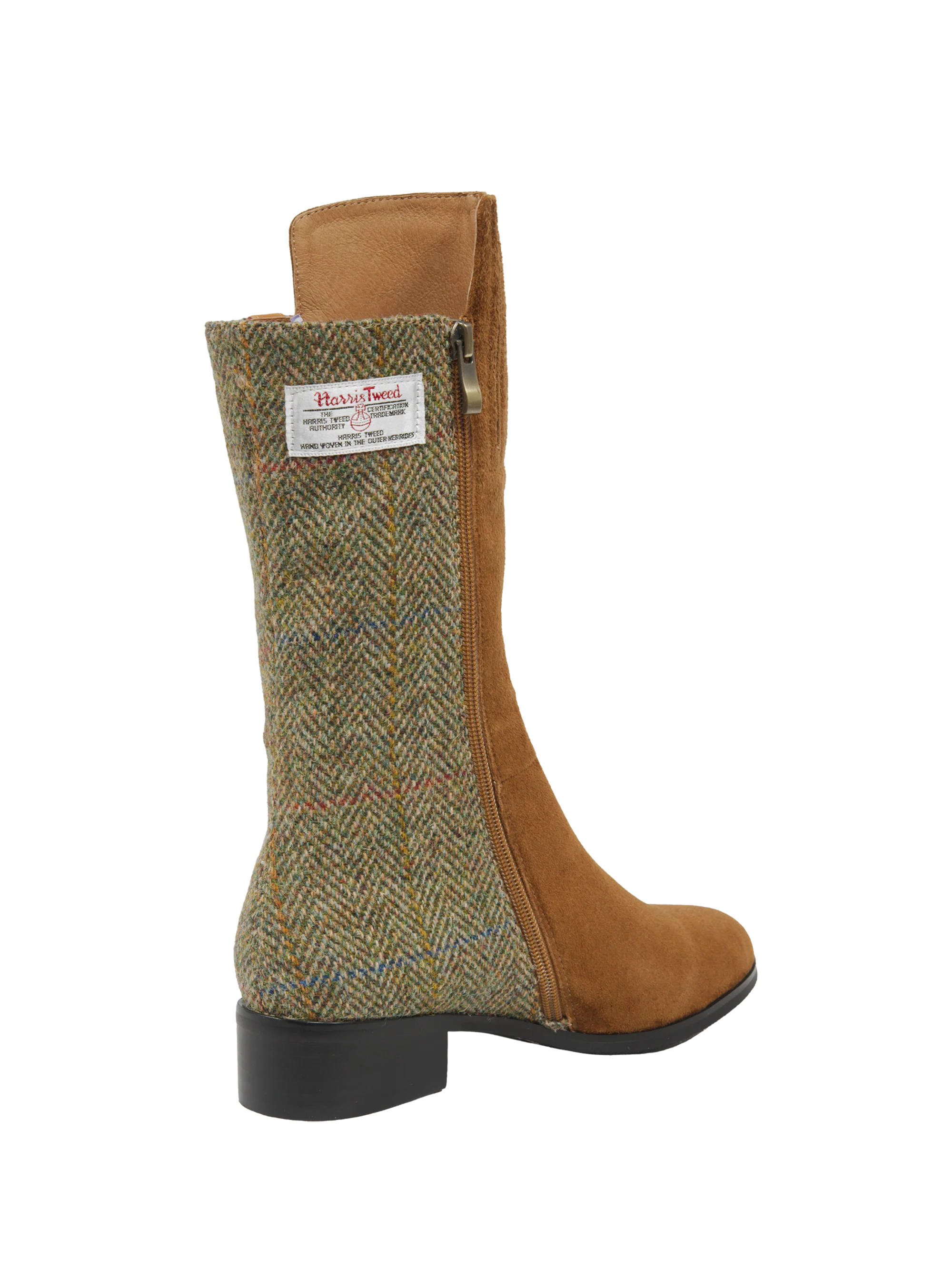 Harris Tweed Brodie Calf Length Boots - HB55 - Image 4