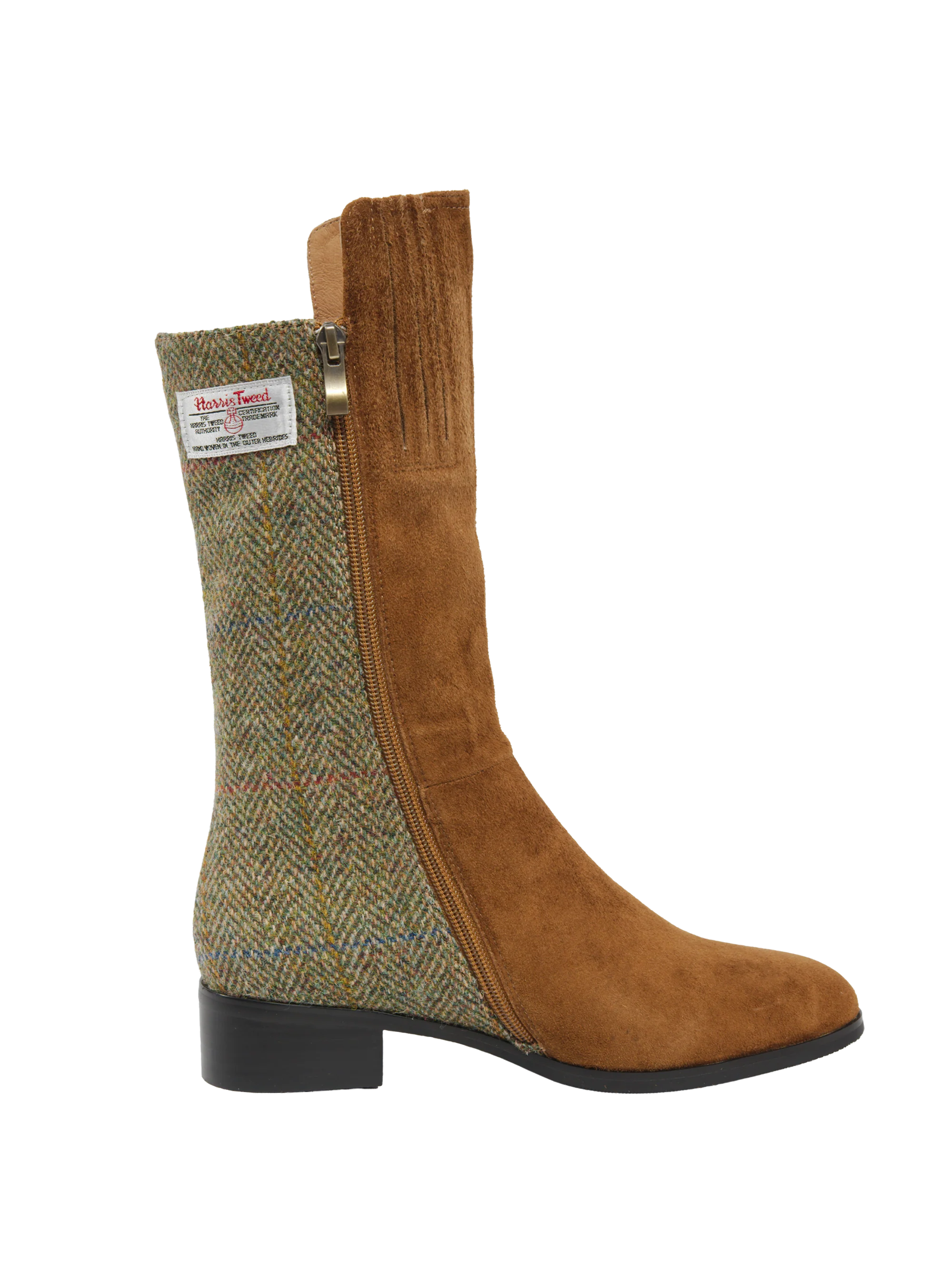 Harris Tweed Brodie Calf Length Boots - HB55 - Image 5