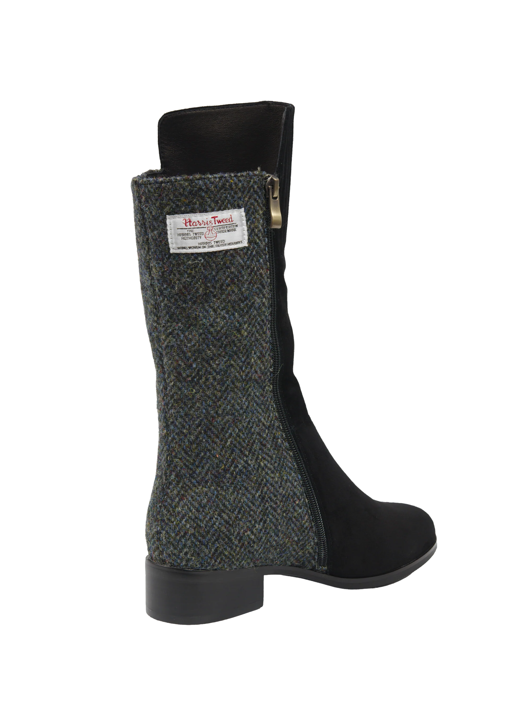 Harris Tweed Brodie Calf Length Boots - HB85 - Image 4
