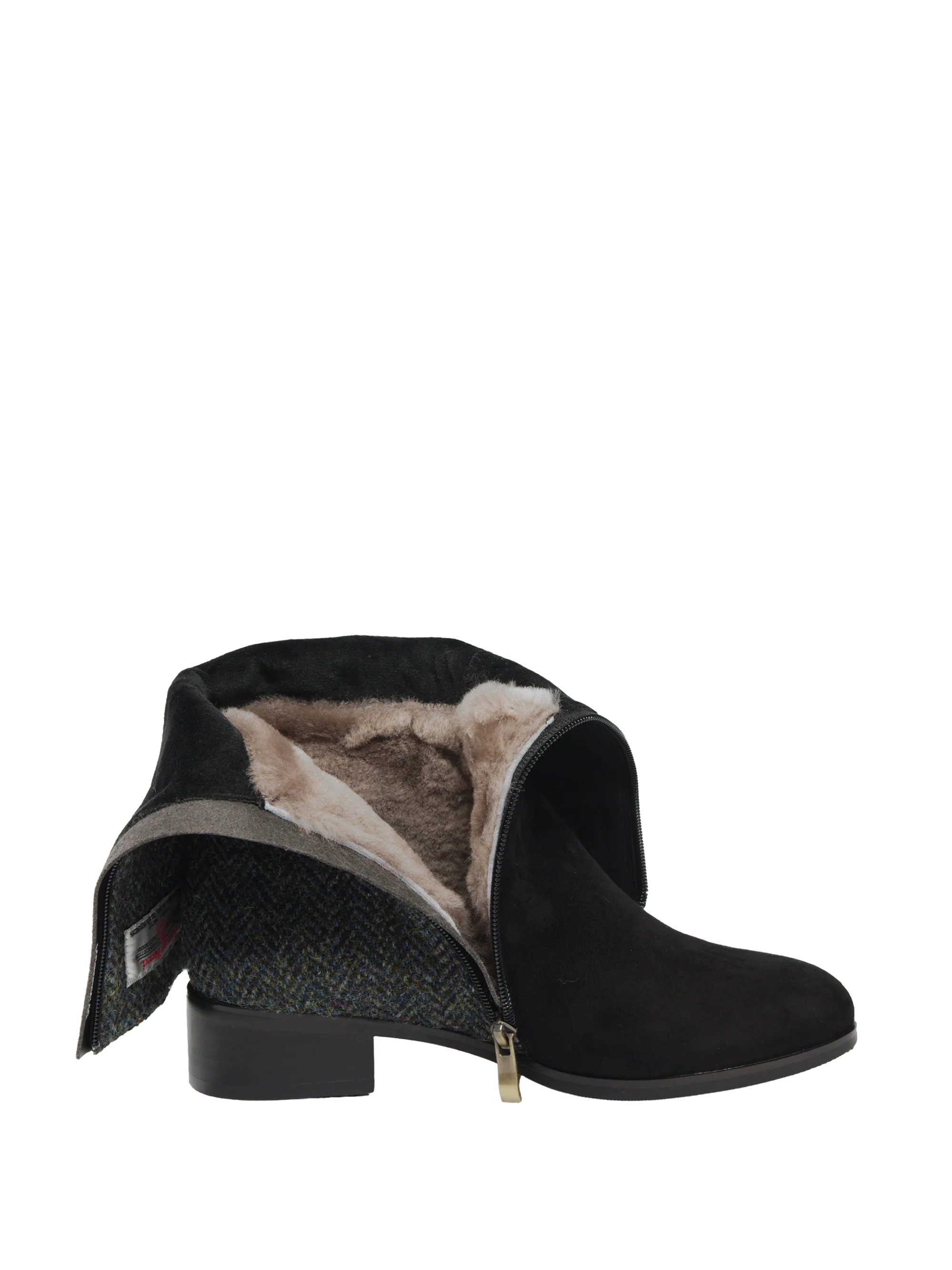 Harris Tweed Brodie Calf Length Boots - HB85 - Image 6