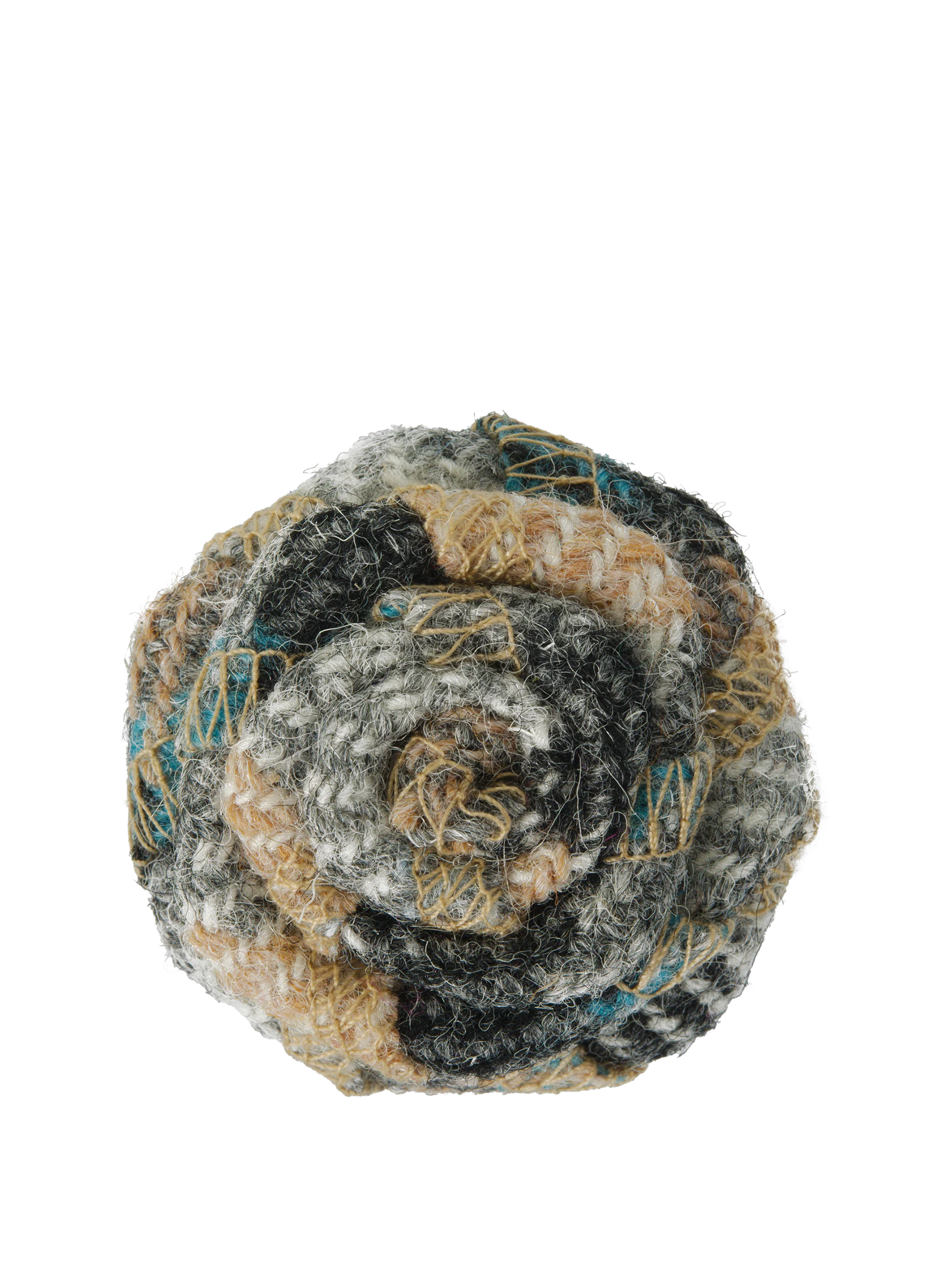 Harris Tweed Brooch - Grey Check