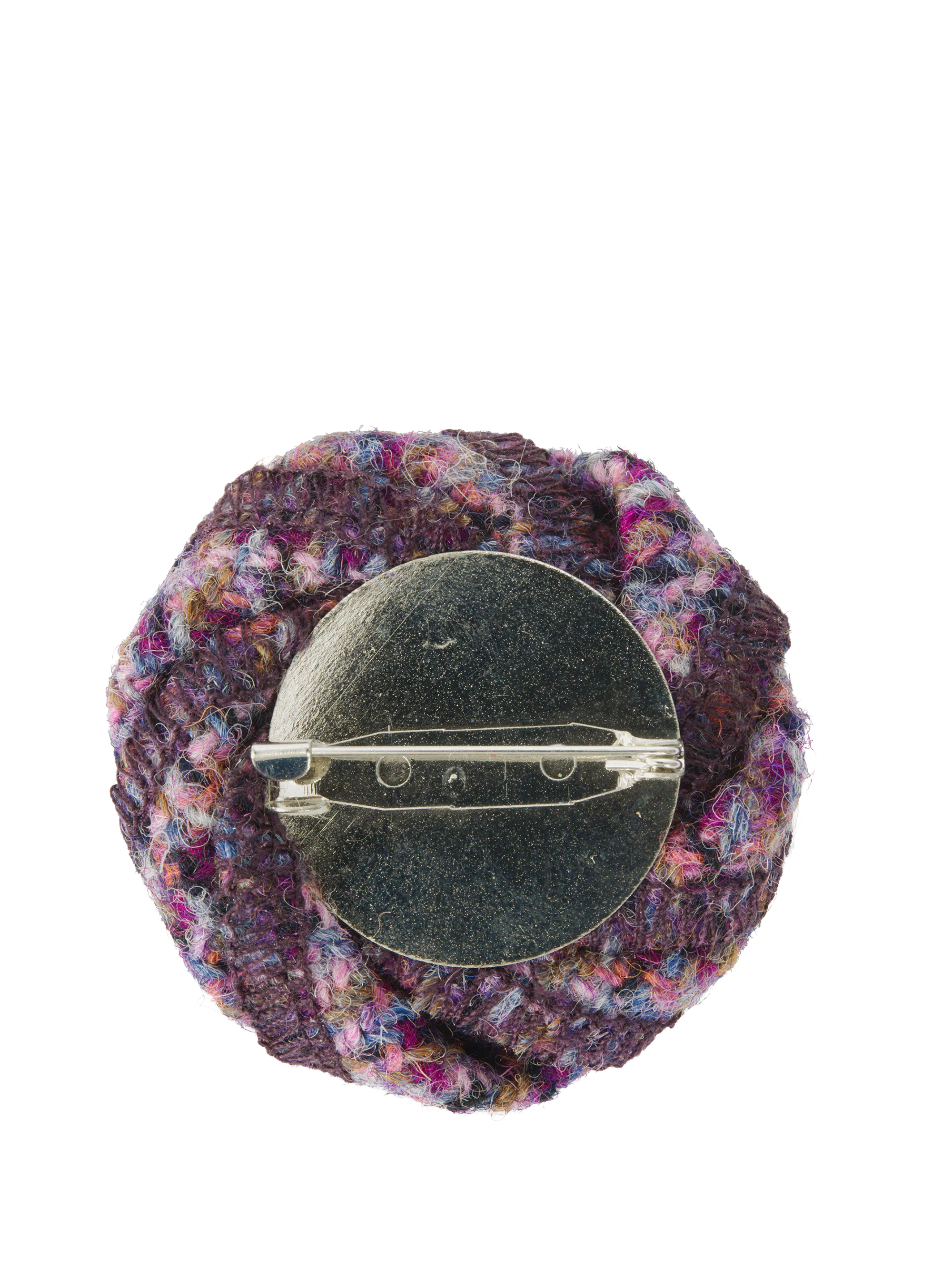Harris Tweed Brooch - Lilac Purple - Image 2
