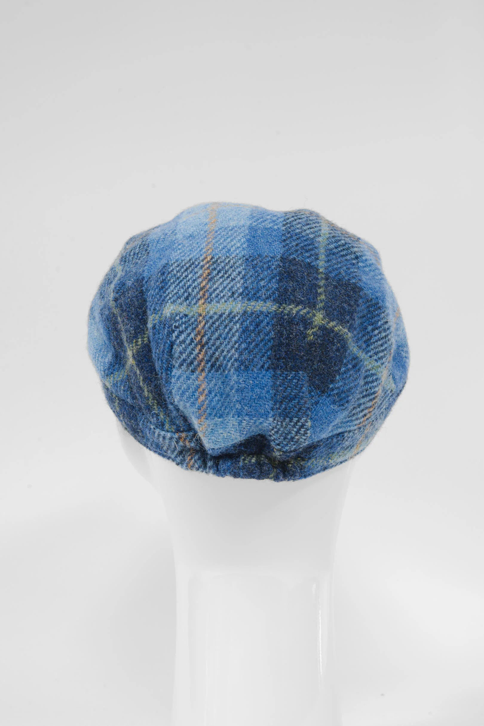 Harris Tweed Cadet Cap - Blue Pastels (HH) - Image 6