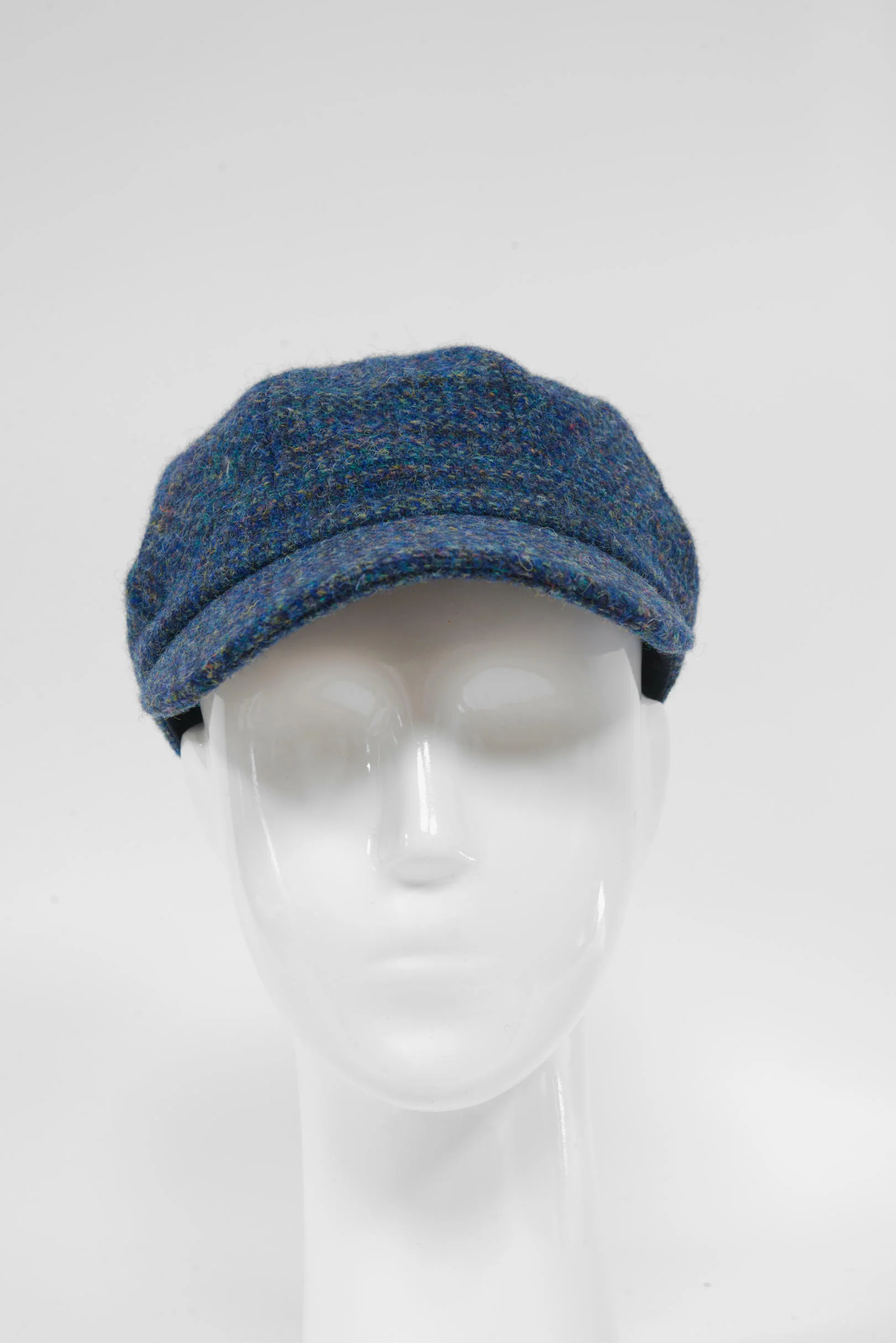 Harris Tweed Cadet Cap - Peacock Blue (HH) - Image 3
