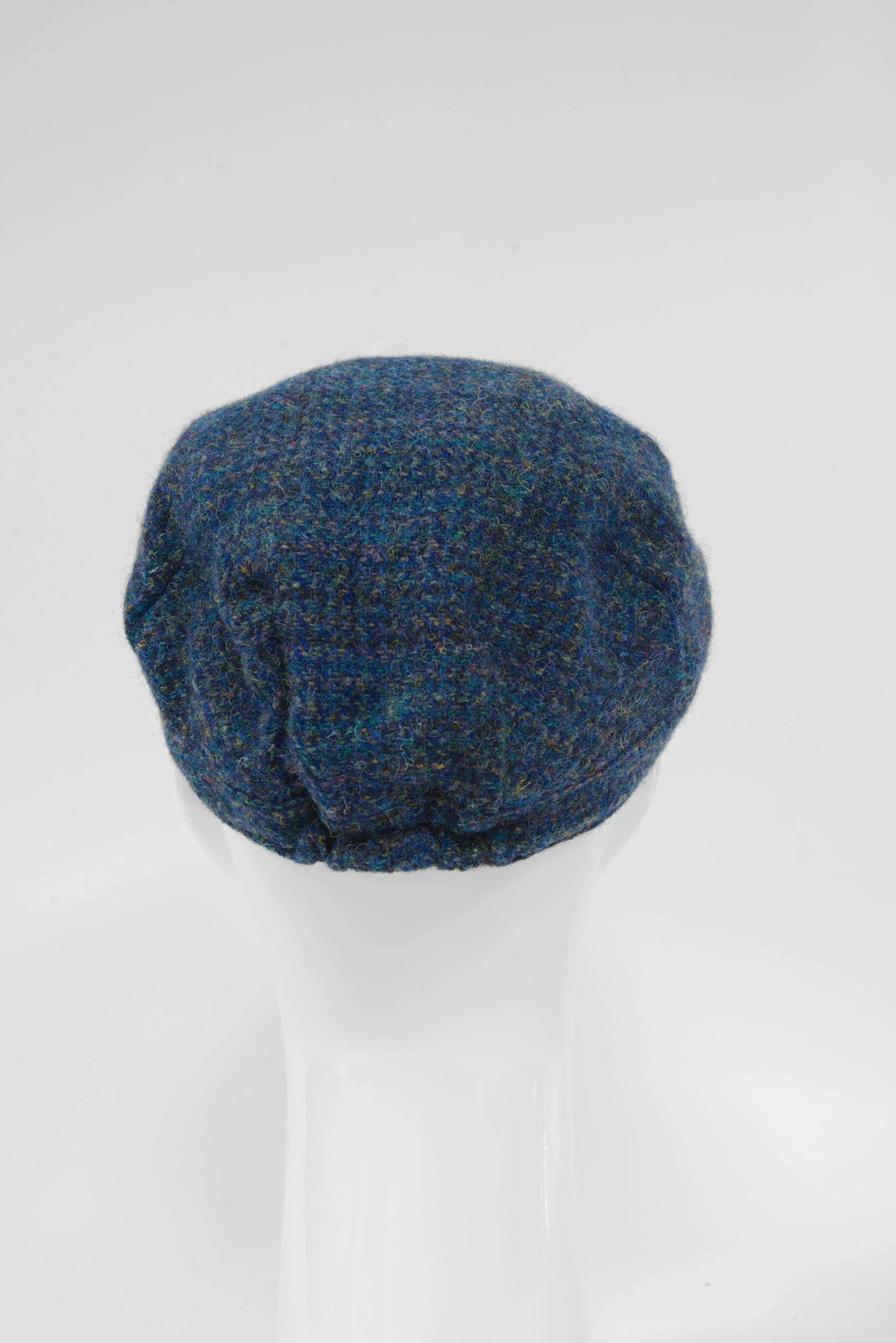 Harris Tweed Cadet Cap - Peacock Blue (HH) - Image 6