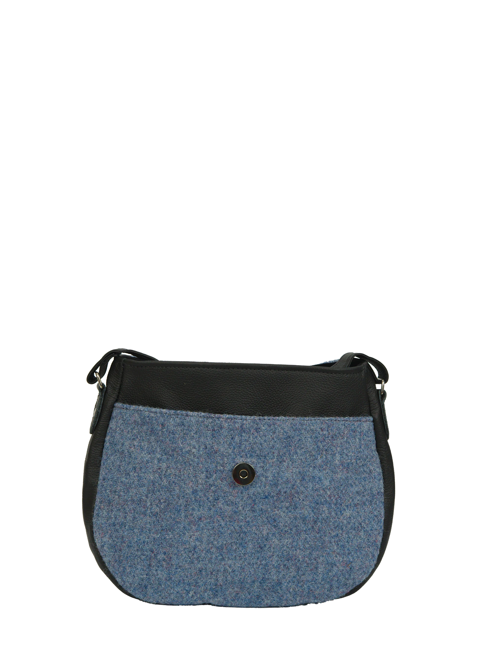 Harris Tweed Catriona Bag - 228 (Black Leather) - Image 2