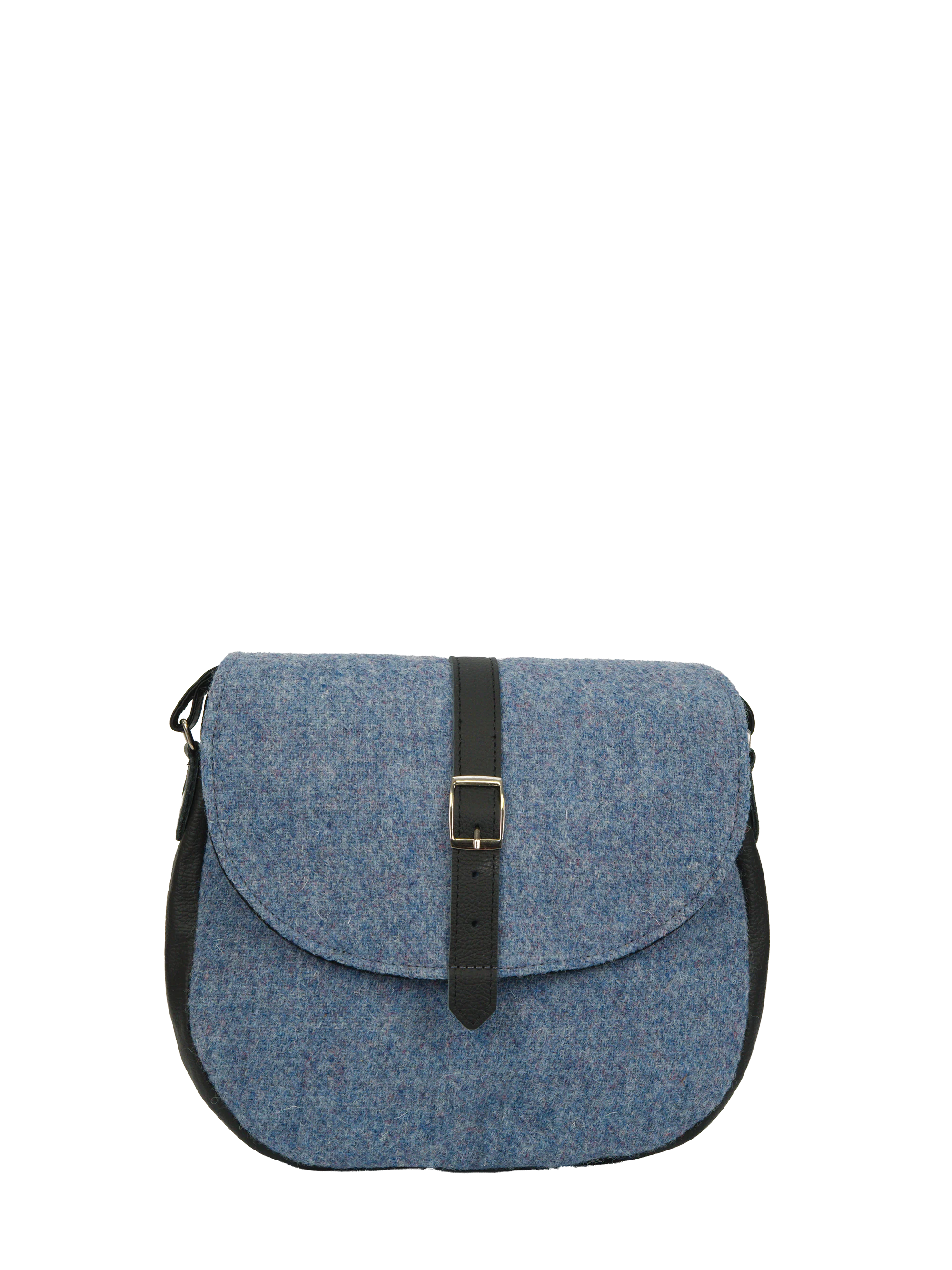 Harris Tweed Catriona Bag - 228 (Black Leather) - Image 3