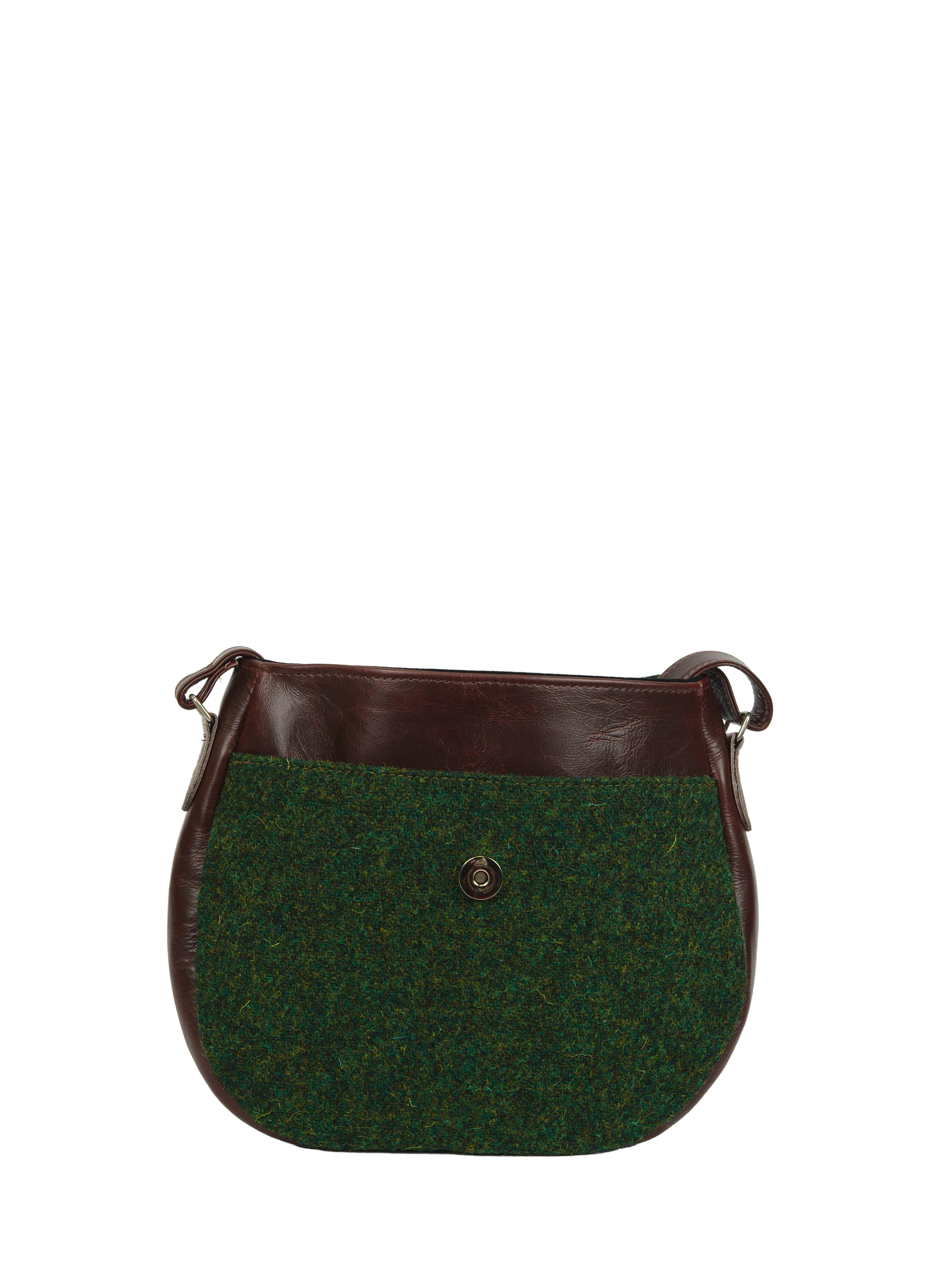 Harris Tweed Catriona Bag - 352 (Brown Leather) - Image 2