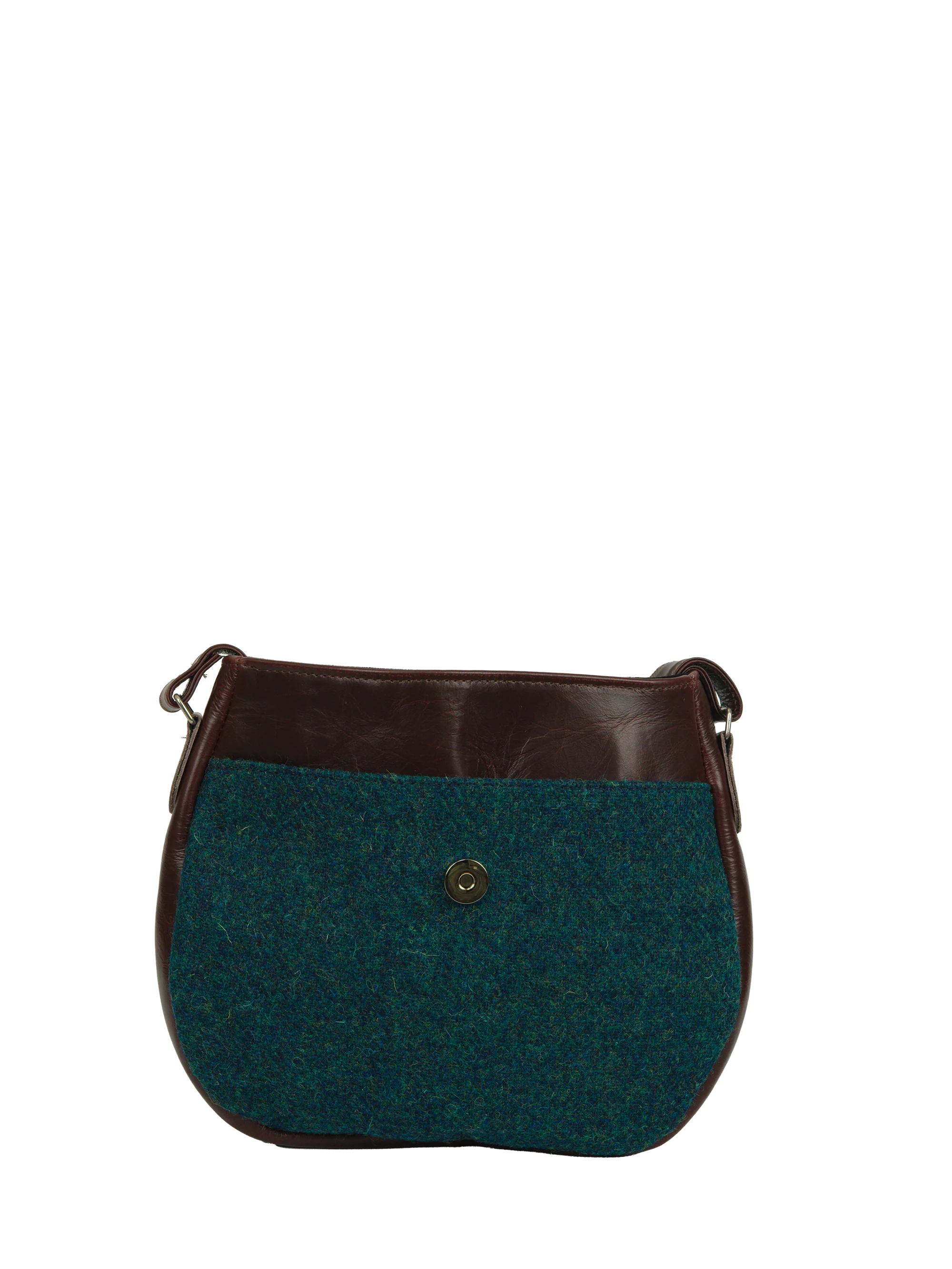 Harris Tweed Catriona Bag - 334 (Brown Leather) - Image 2