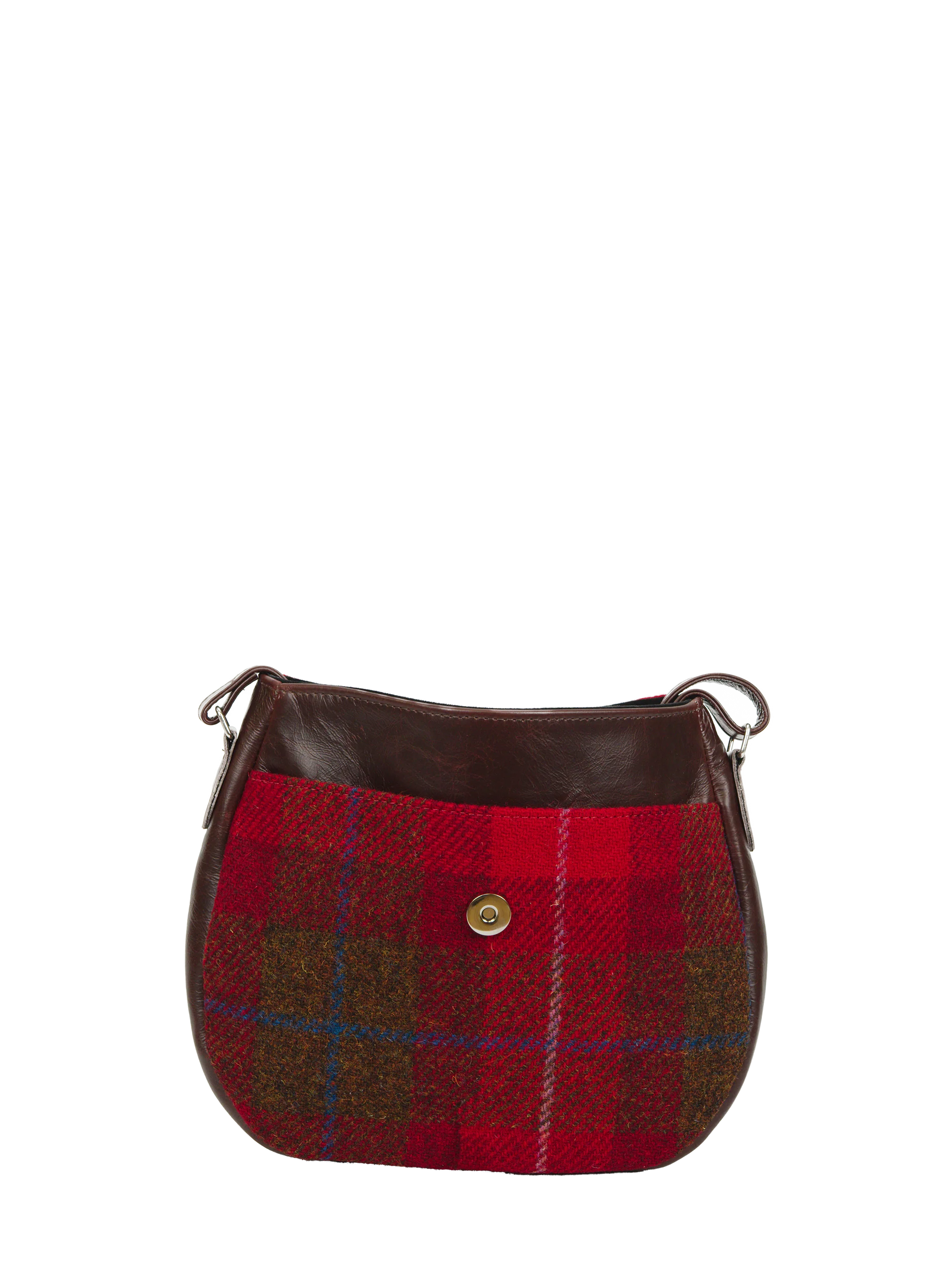 Harris Tweed Catriona Bag - A001 (Brown Leather) - Image 2