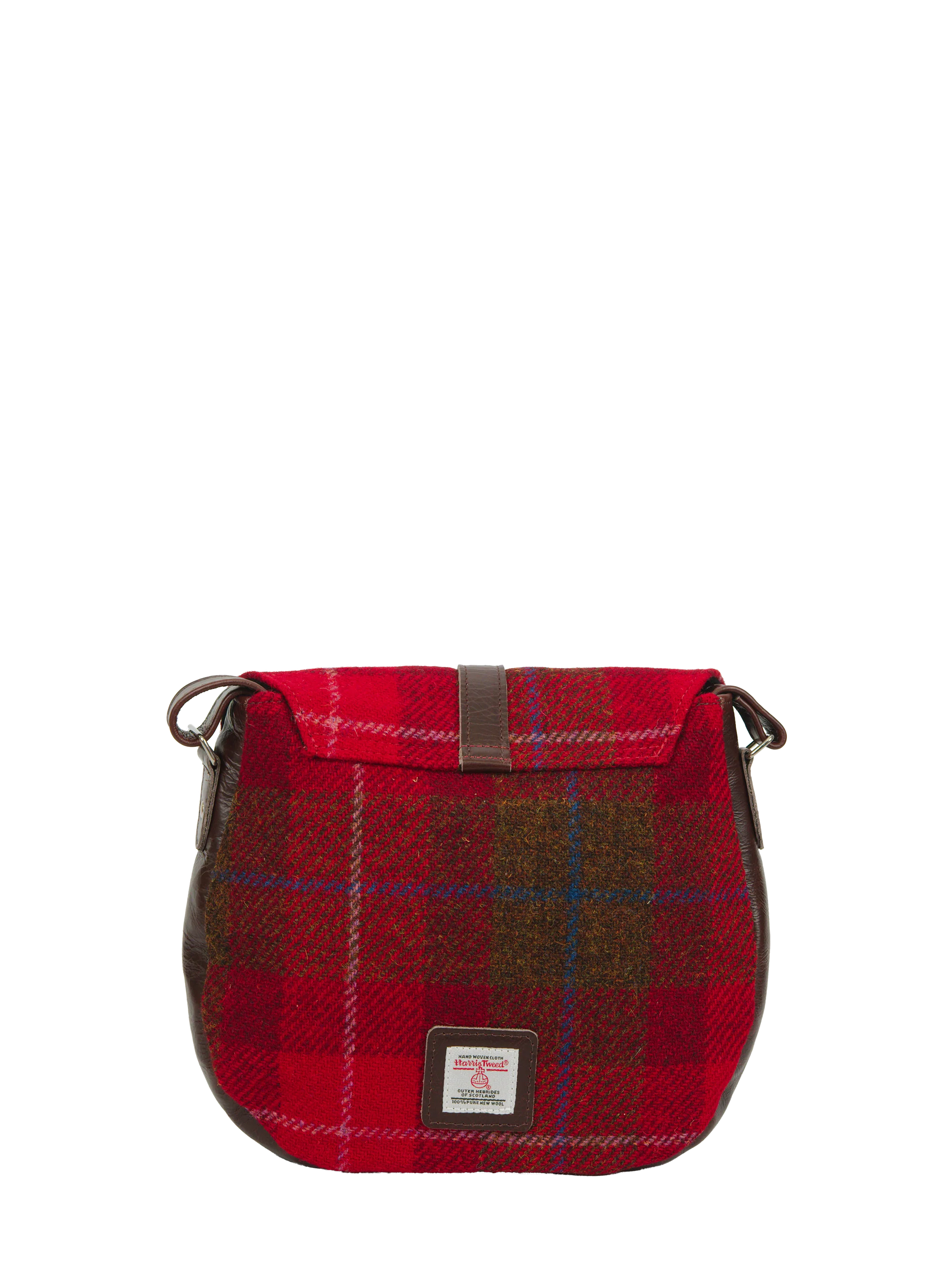 Harris Tweed Catriona Bag - A001 (Brown Leather) - Image 6