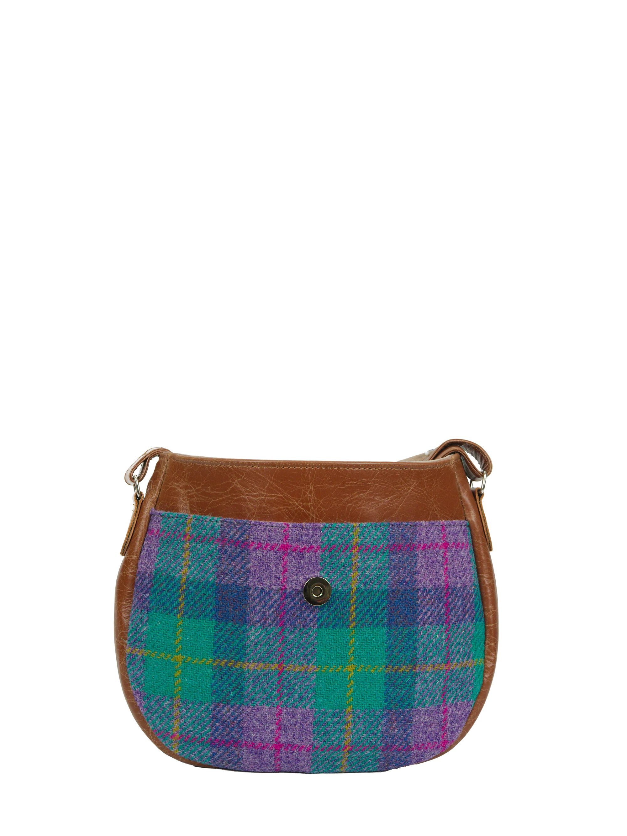 Harris Tweed Catriona Bag - A0222 (Tan Leather) - Image 2