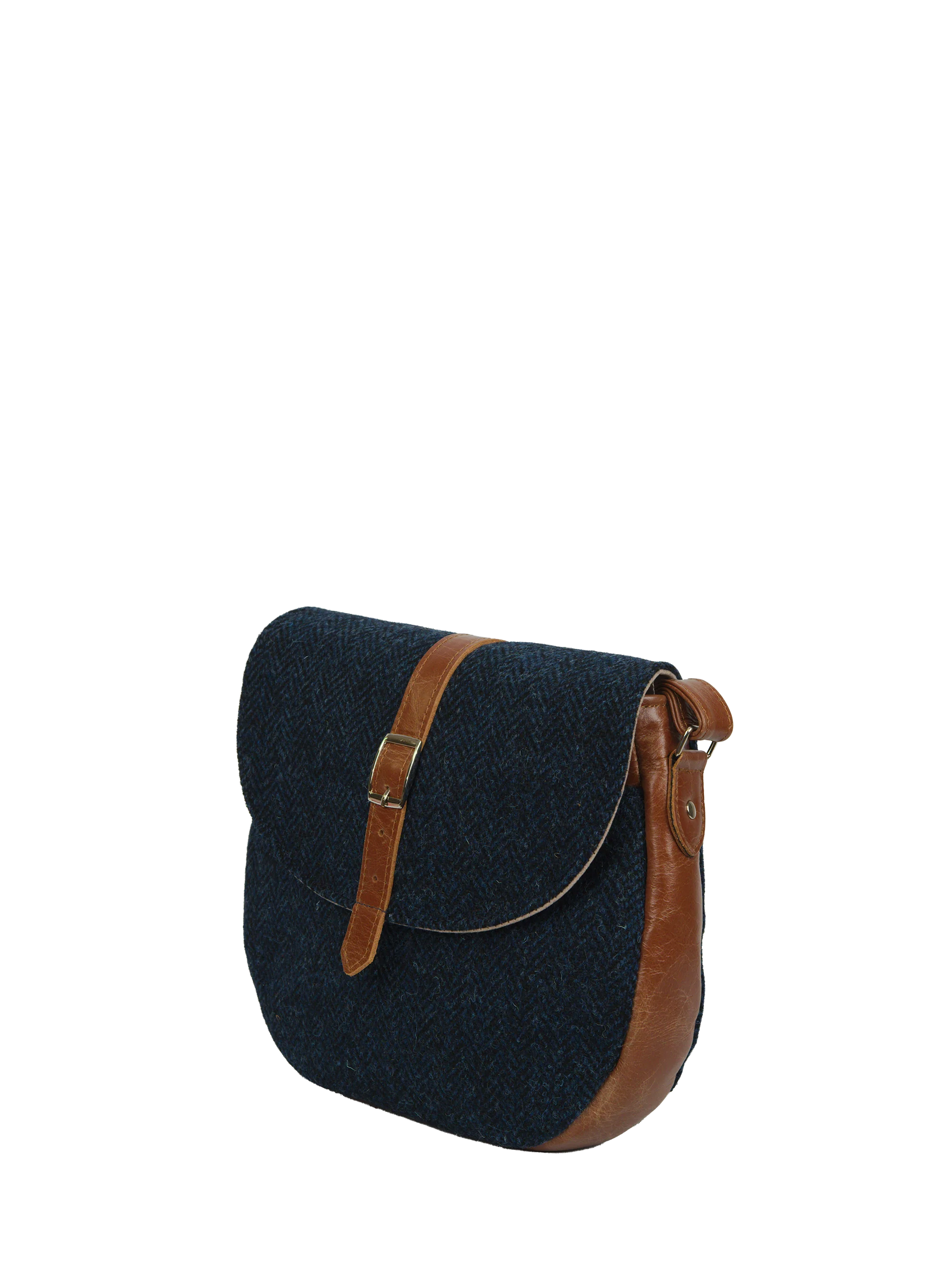 Harris Tweed Catriona Bag - HB104 (Tan Leather) - Image 4
