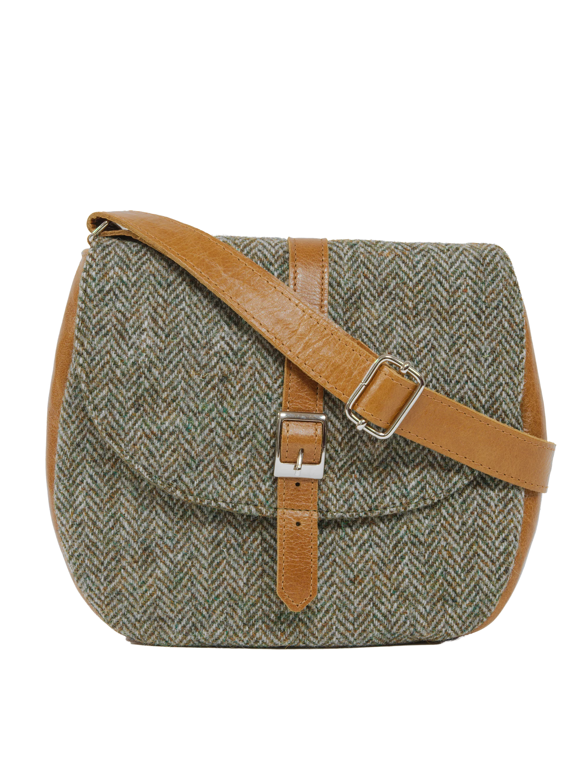 Harris Tweed Catriona Bag - HB52 (Tan Leather)