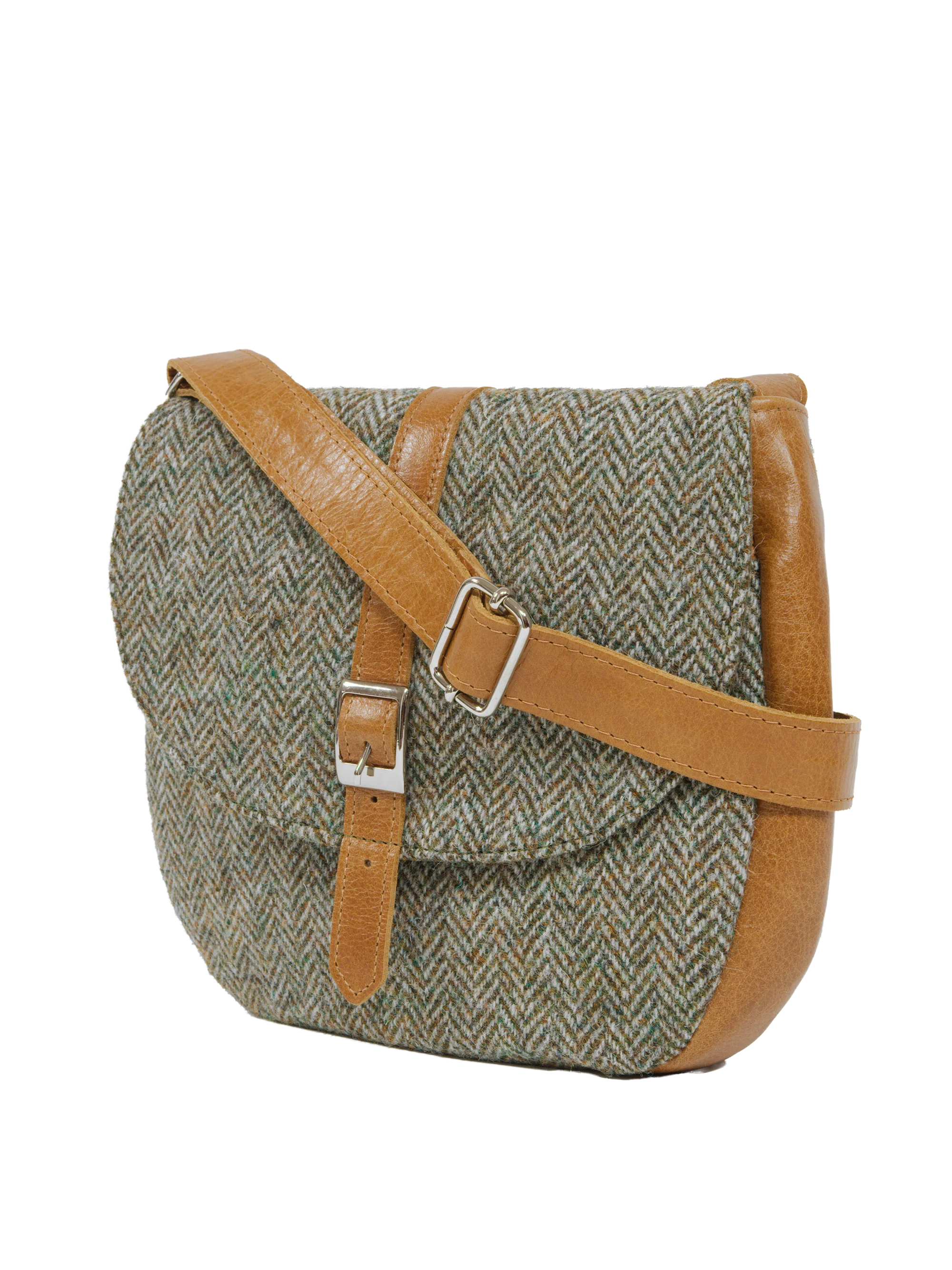 Harris Tweed Catriona Bag - HB52 (Tan Leather) - Image 3