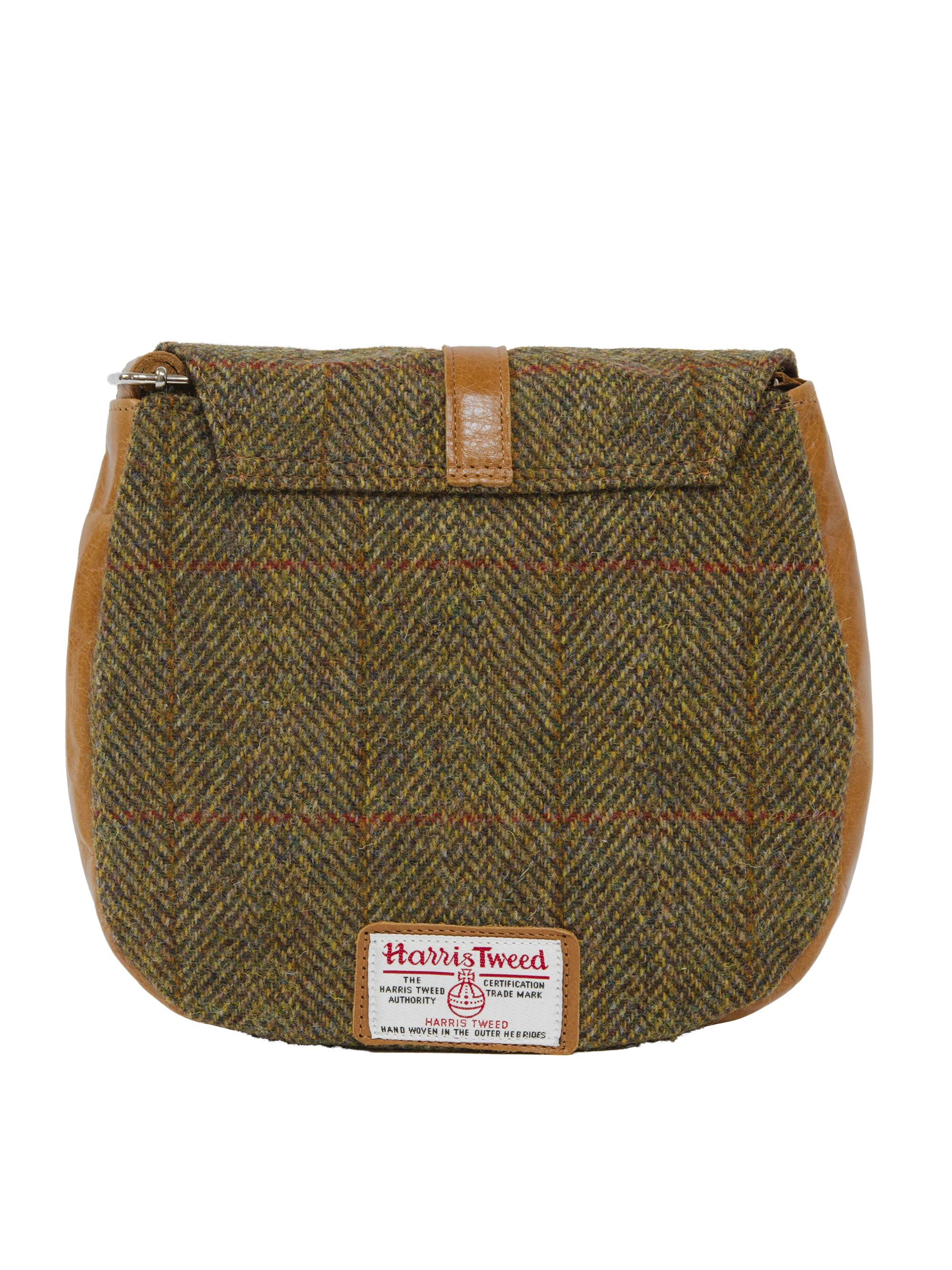 Harris Tweed Catriona Bag - HB67 (Tan Leather) - Image 5