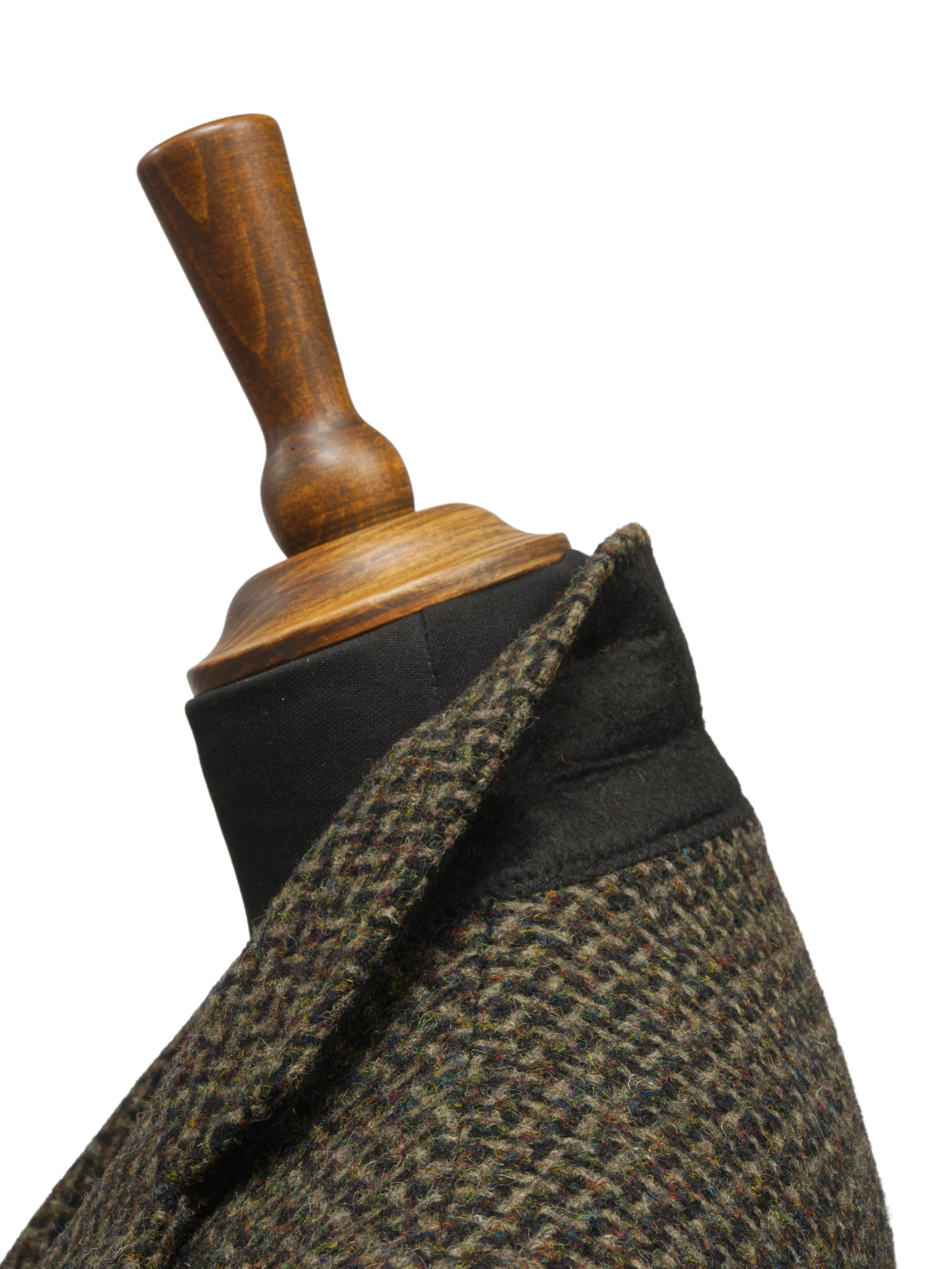 Harris Tweed Christine Coat - Brown Basket Weave - Image 4