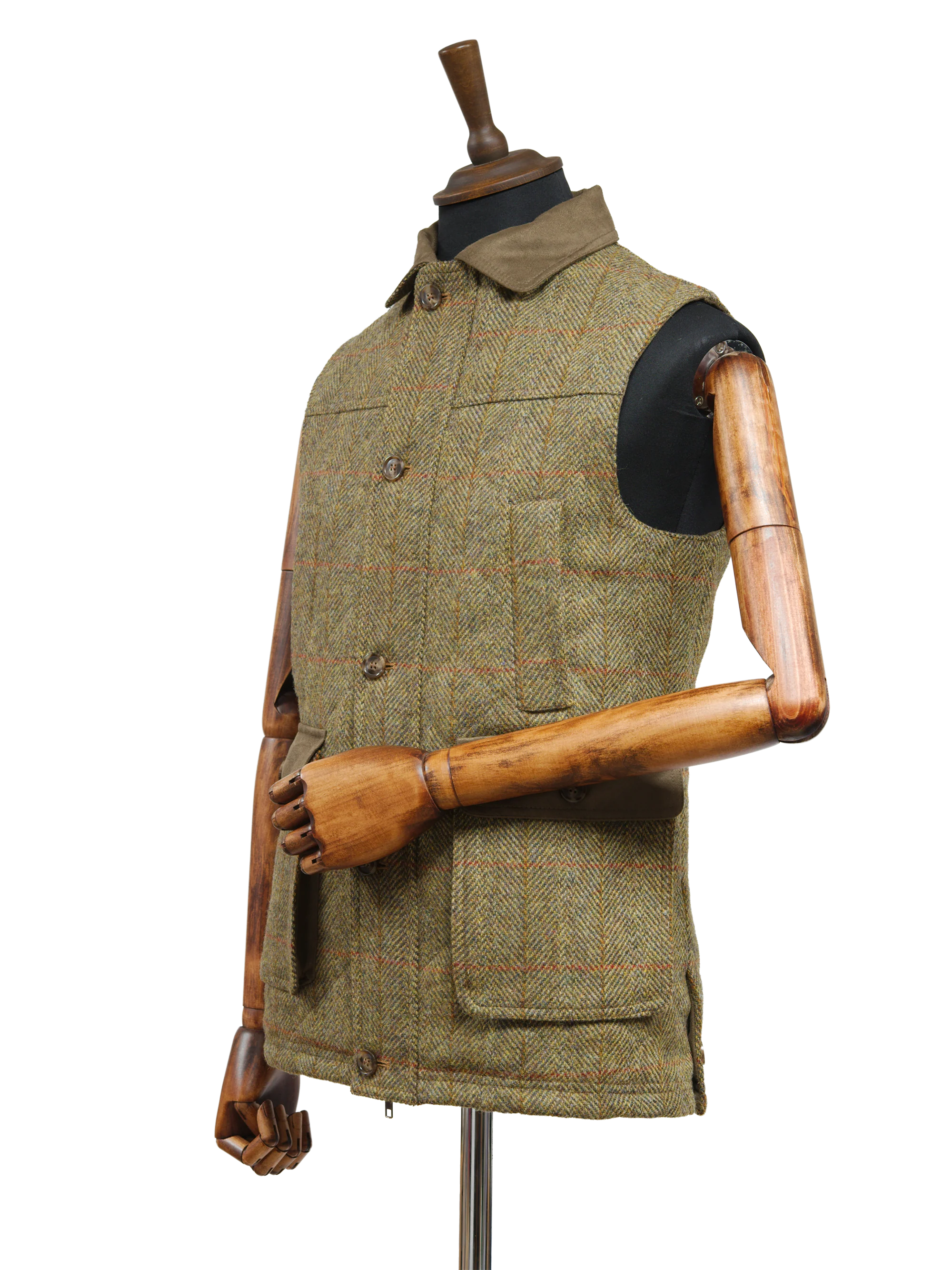 Harris Tweed Chuck Country Gilet - HB67 - Image 3