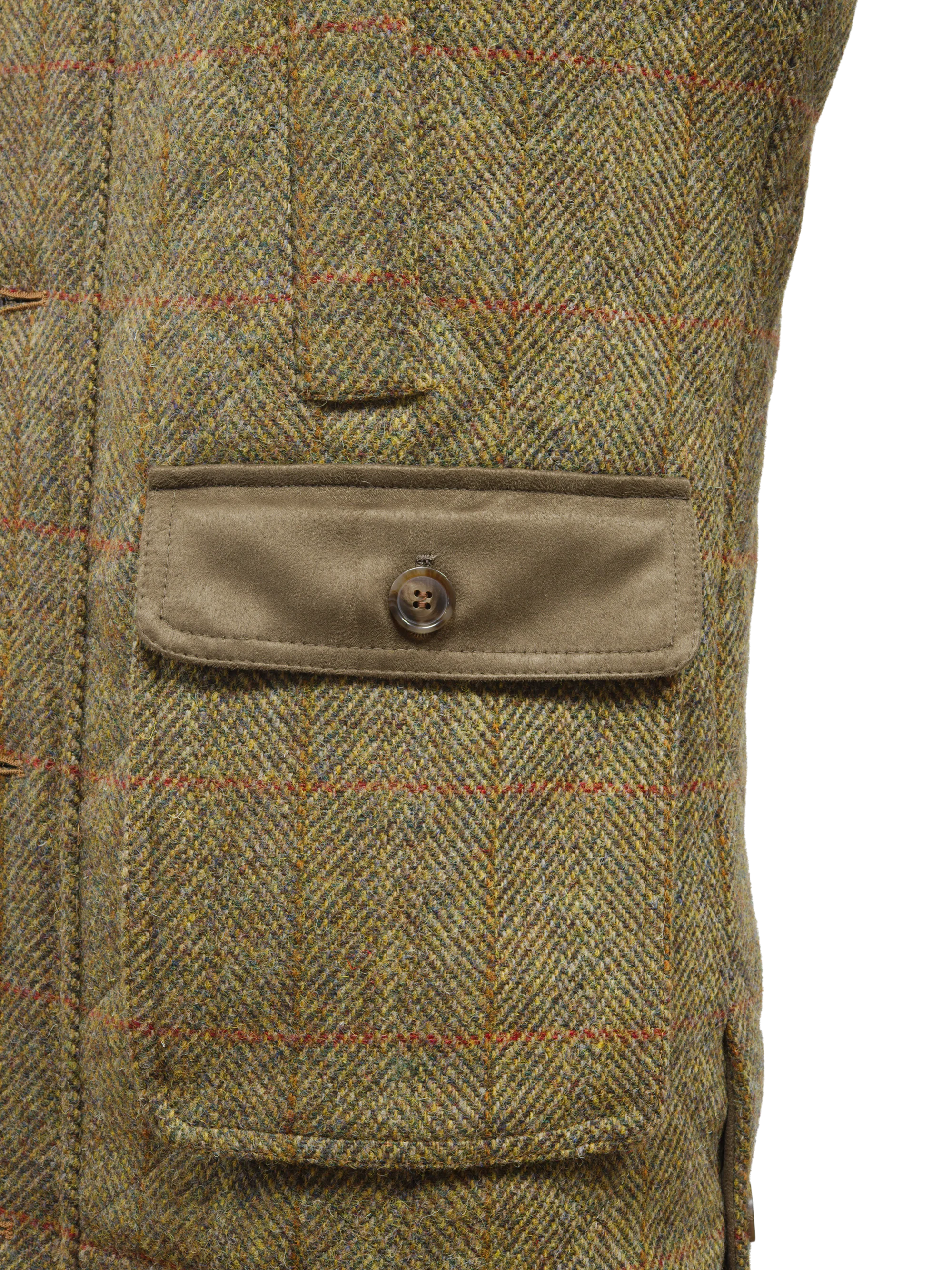 Harris Tweed Chuck Country Gilet - HB67 - Image 5