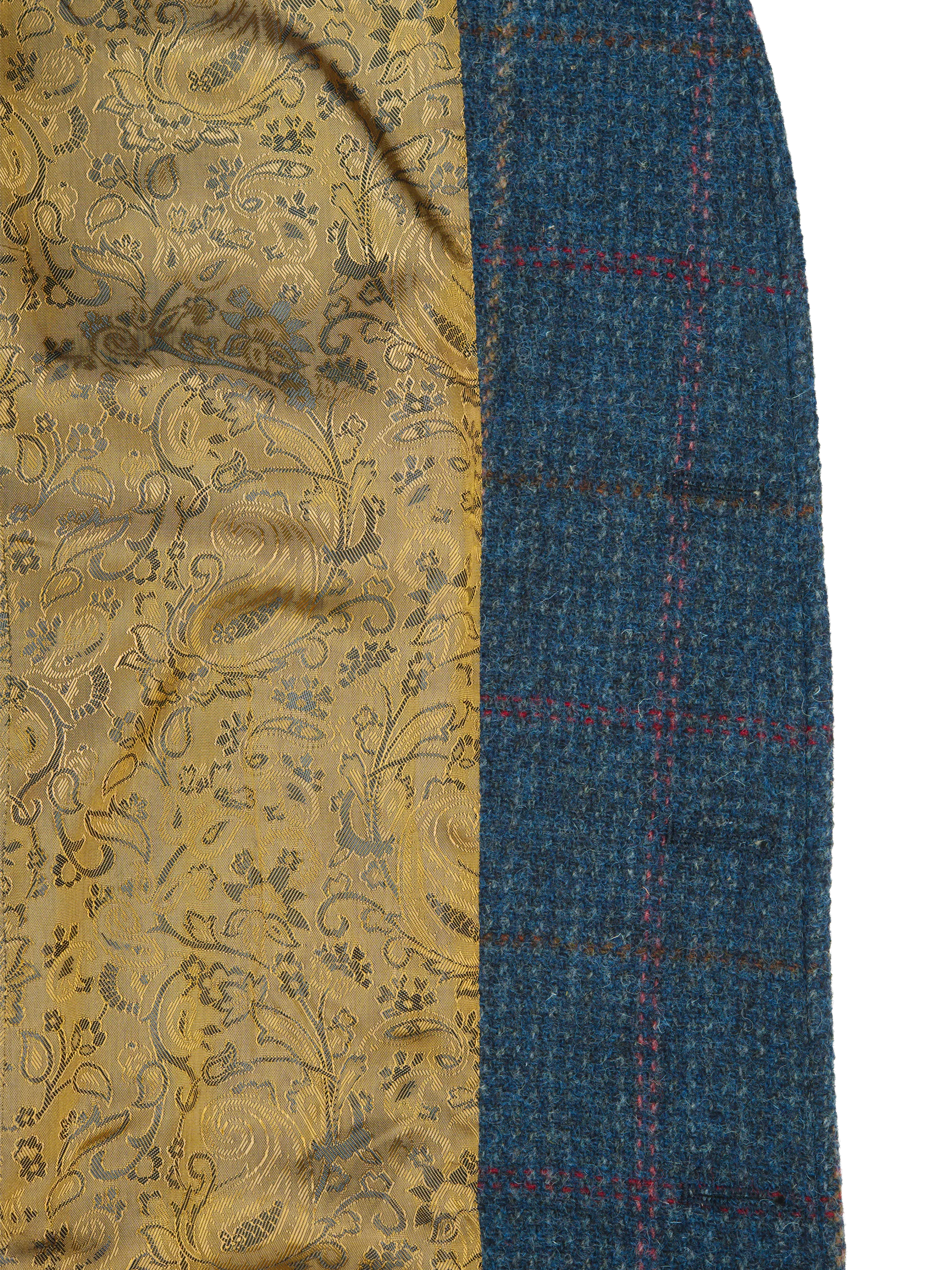 Harris Tweed Claire Jacket Blue Check - Image 8