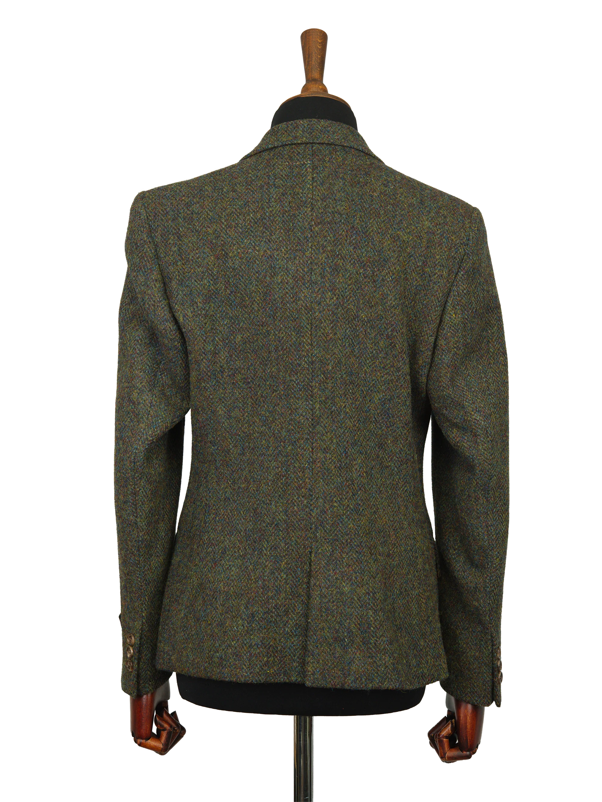 Harris Tweed Claire Jacket Forest Green Herringbone - Image 3