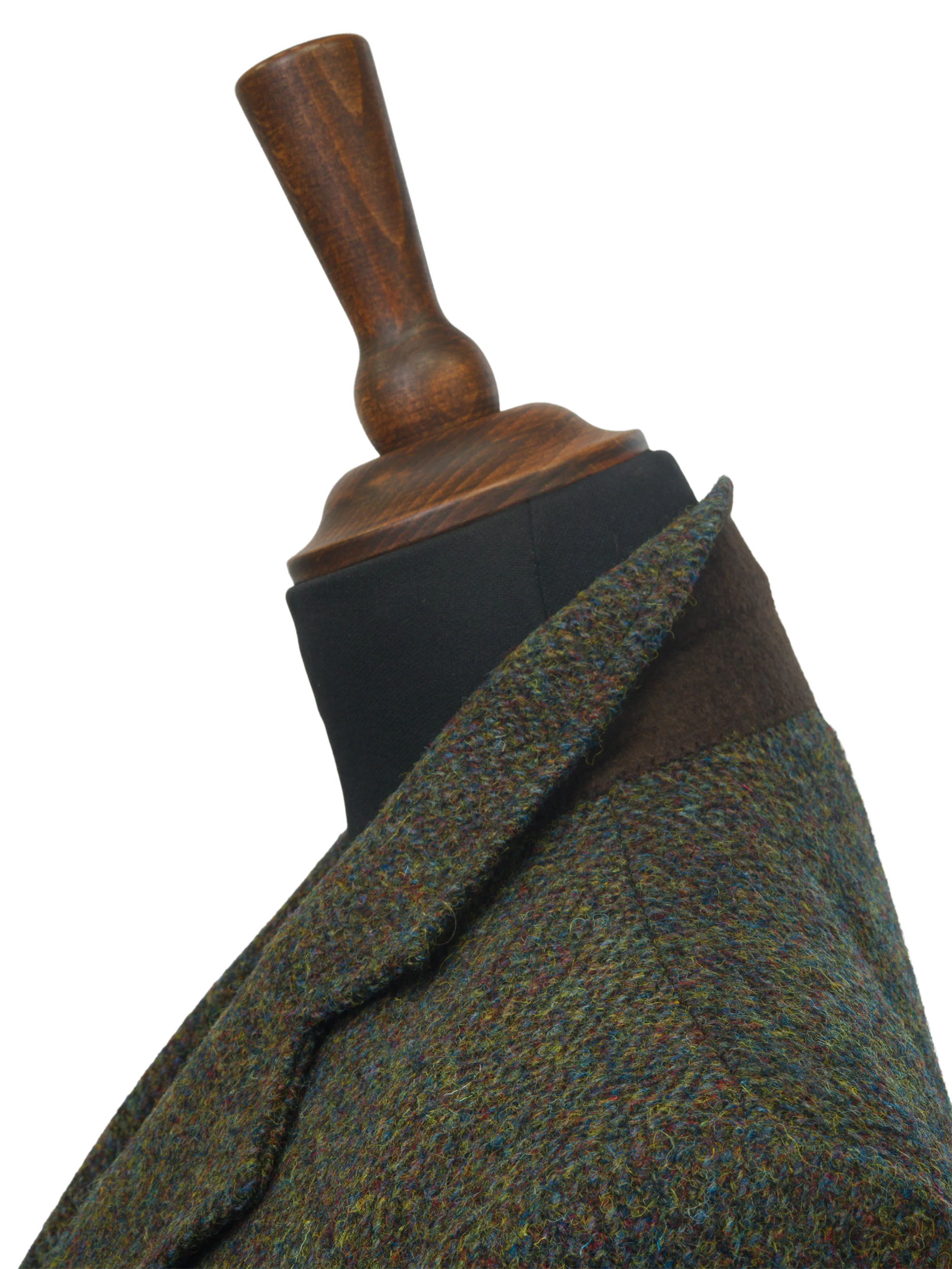 Harris Tweed Claire Jacket Forest Green Herringbone - Image 4