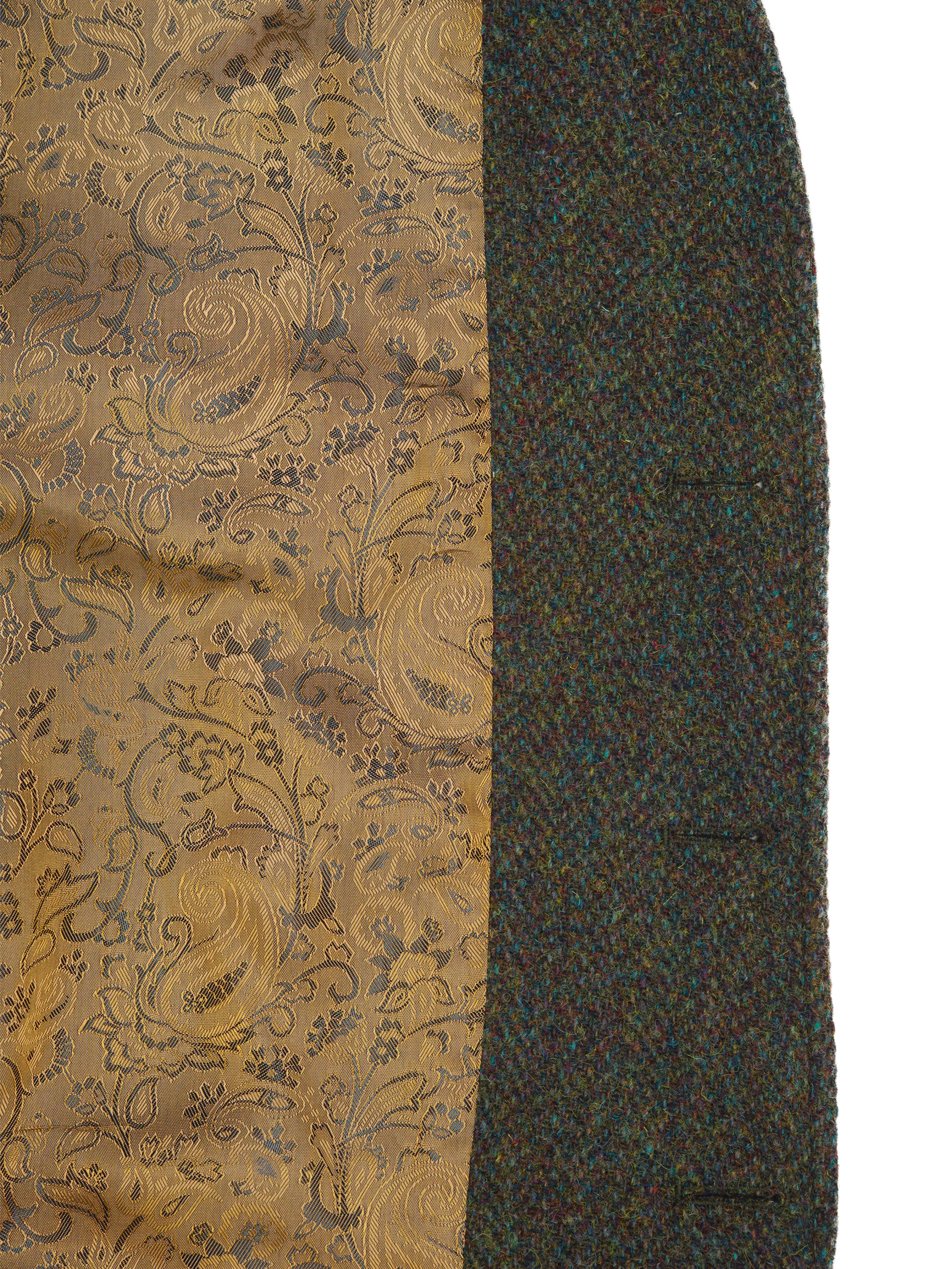 Harris Tweed Claire Jacket Forest Green Herringbone - Image 8