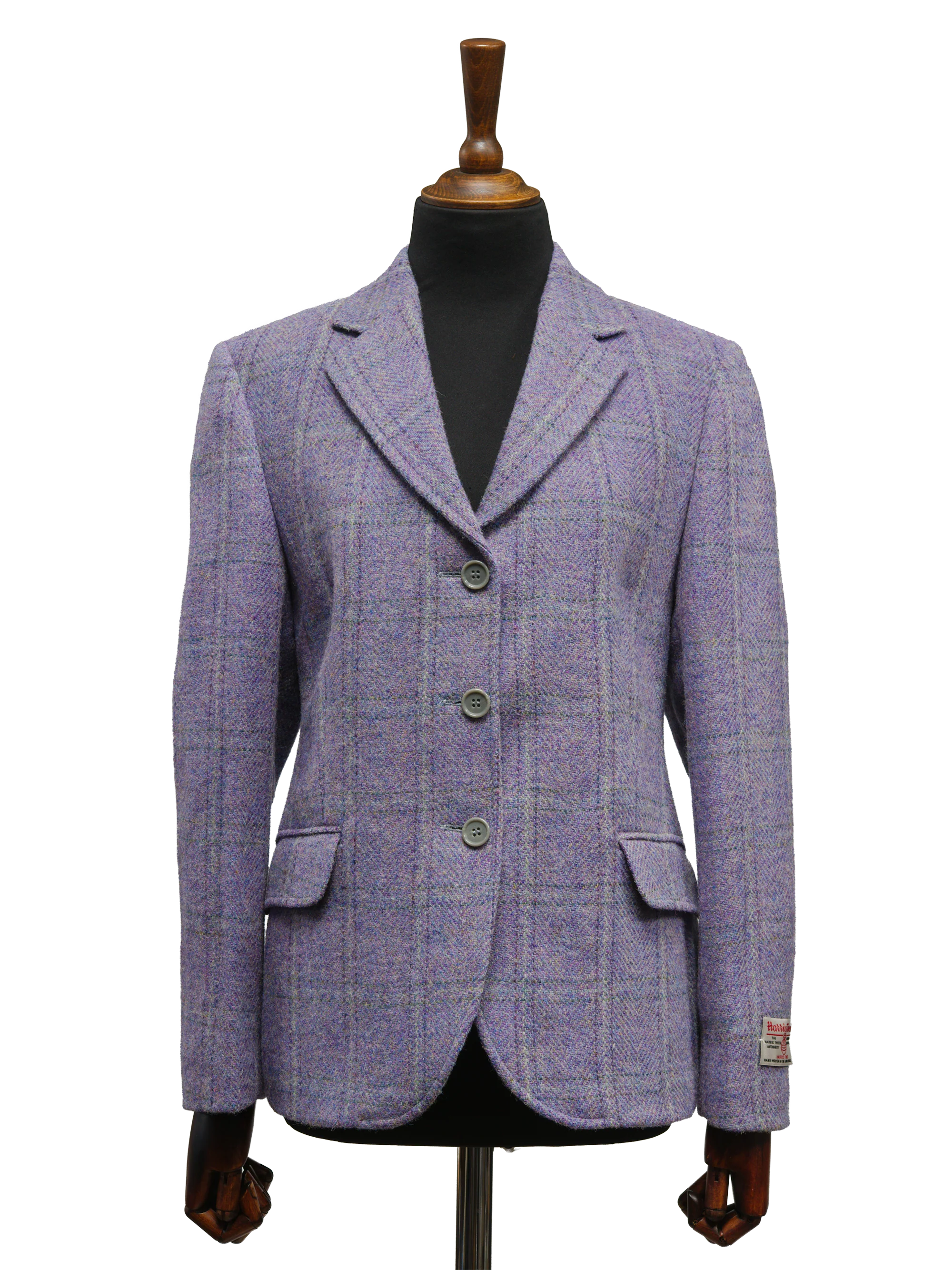 Harris Tweed Claire Jacket - Lilac Check