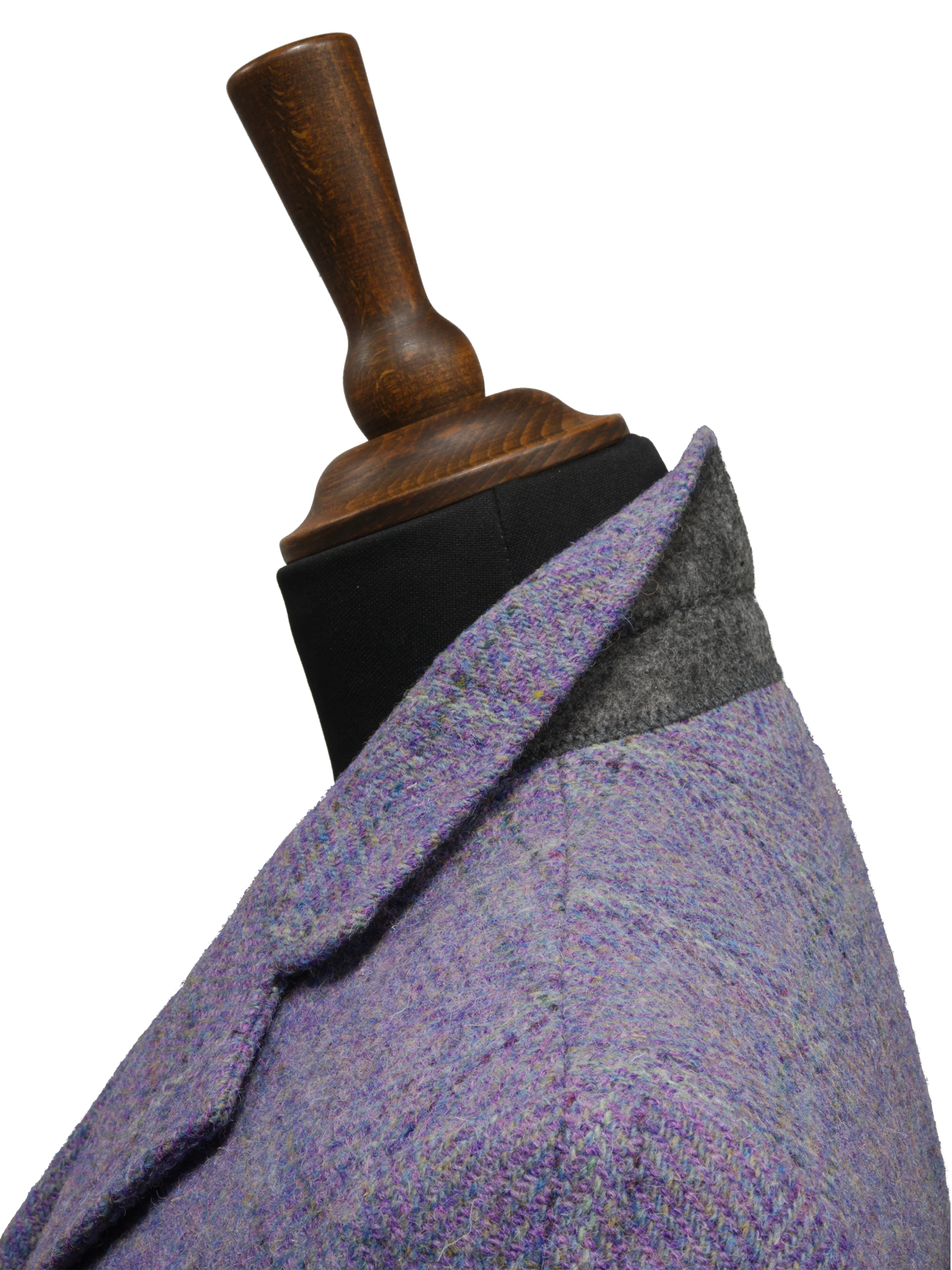 Harris Tweed Claire Jacket - Lilac Check - Image 5