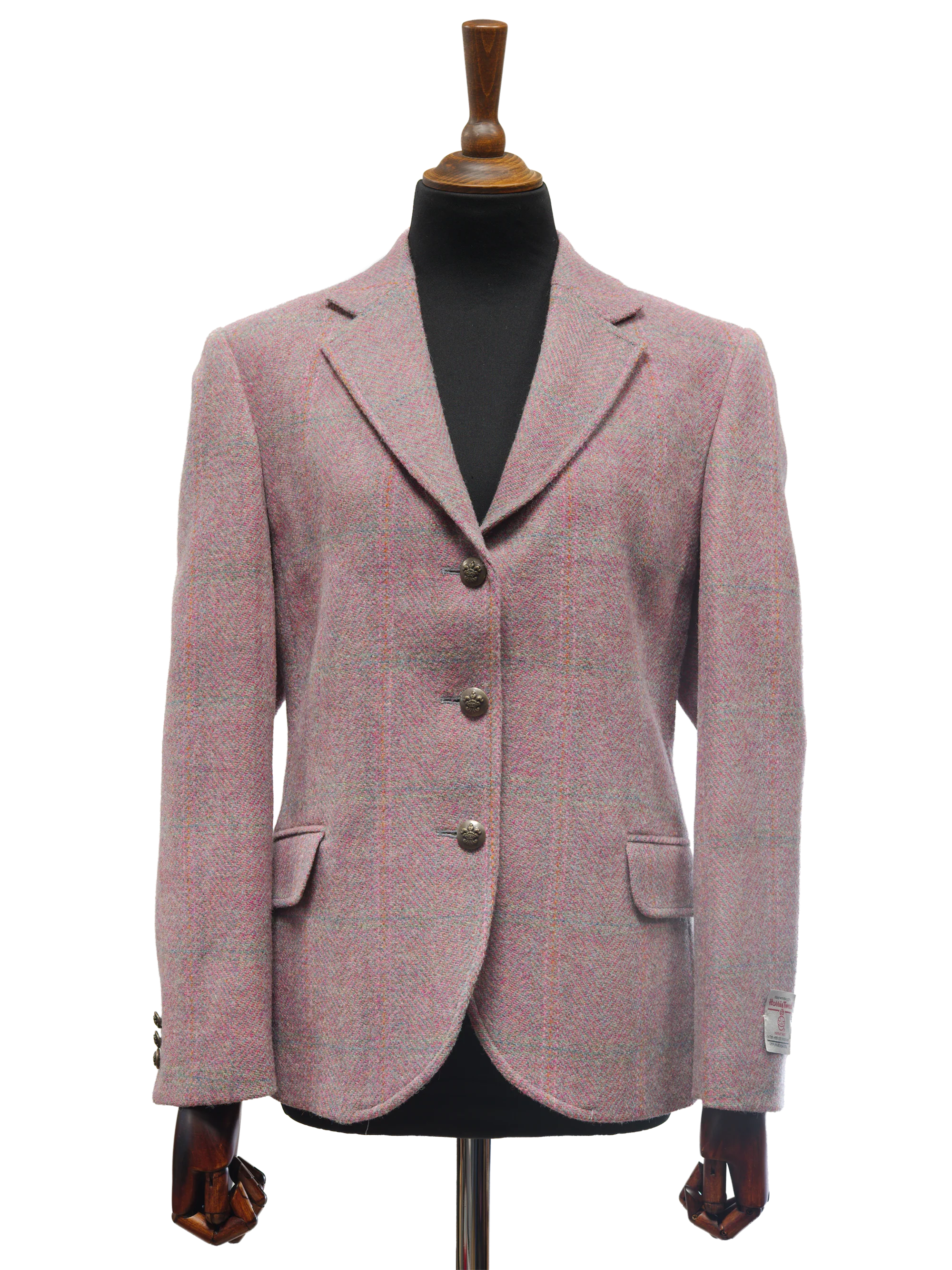 Harris Tweed Claire Jacket - Pink Check